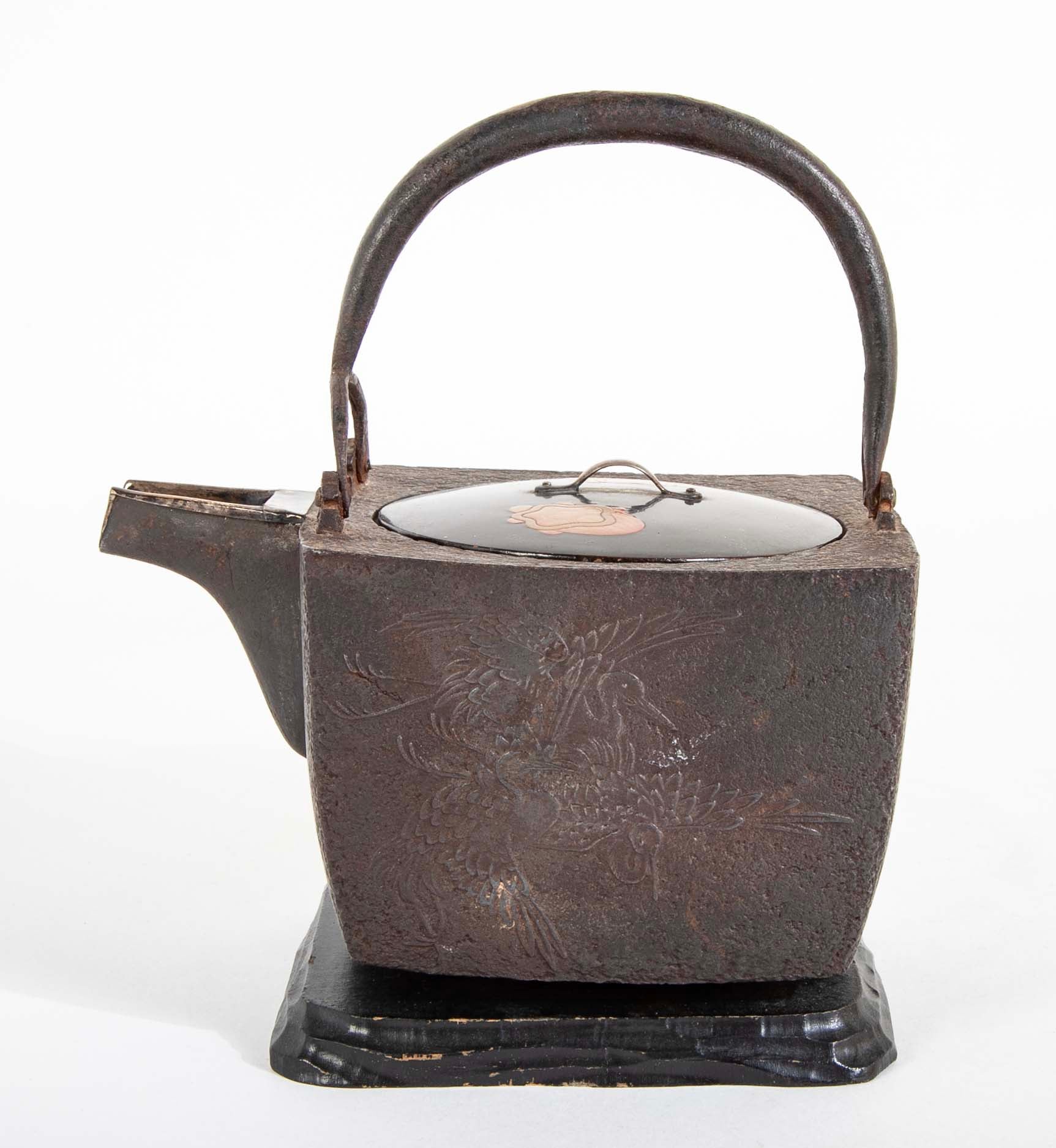 Late Edo / Early Meiji Era Japanese Iron Sake Warmer