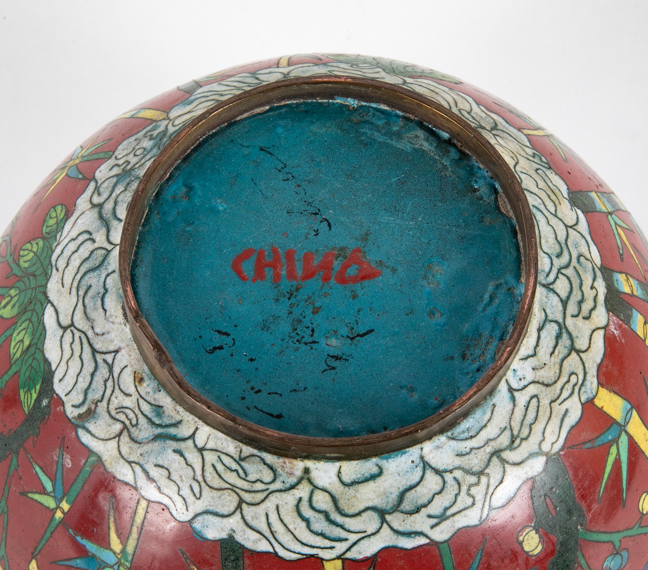 Pair of 19th Century Chinese Cloisonne Covered Jars