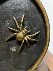 19th Century English Mahogany Brass And Steel Magazine Rack