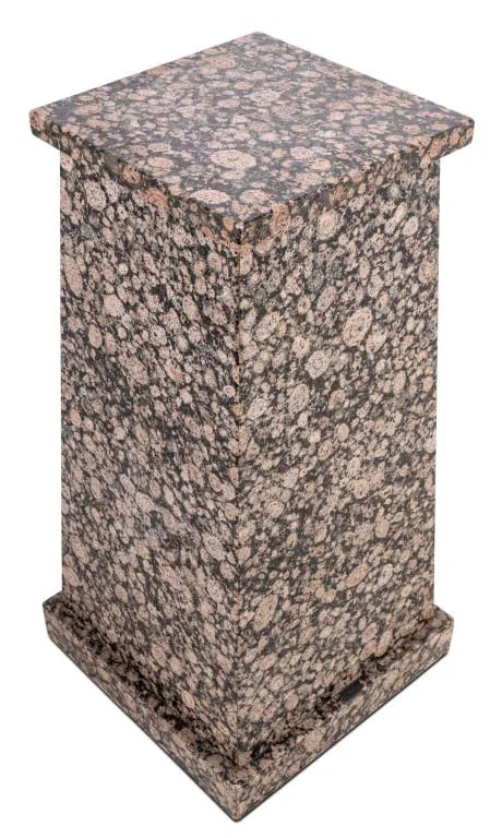 Gilded Age Pink Granite Pedestal