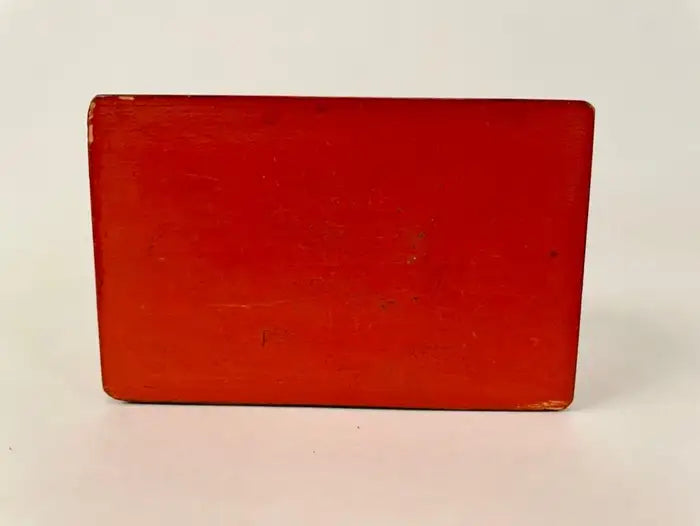 Italian Painted and Lacquered Playing Card Box