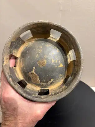 Korean Earthenware Pedestal Vessel, Three Kingdoms Period, 57 BC - 668 AD