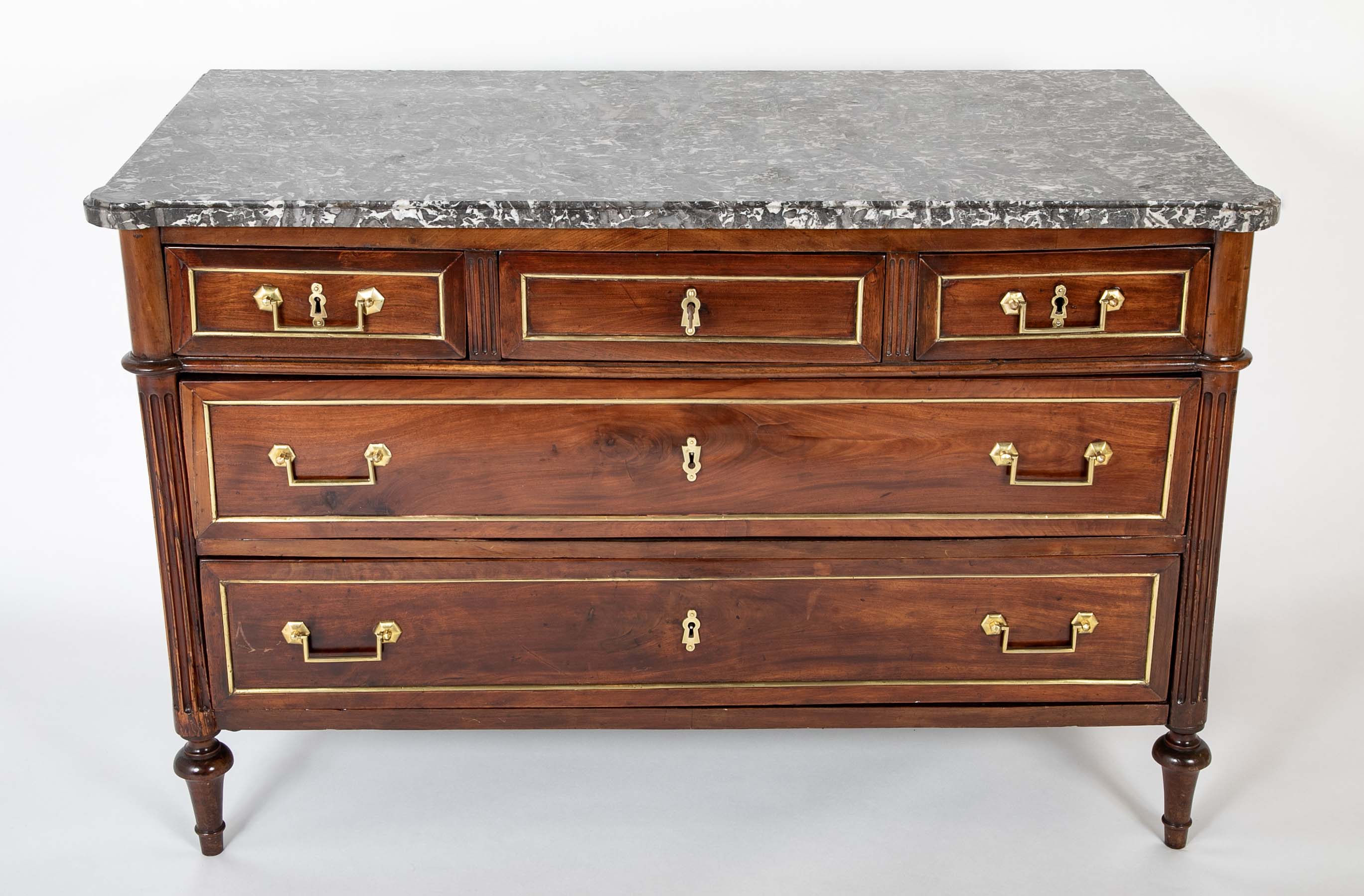 French Directoire Marble Top Commode
