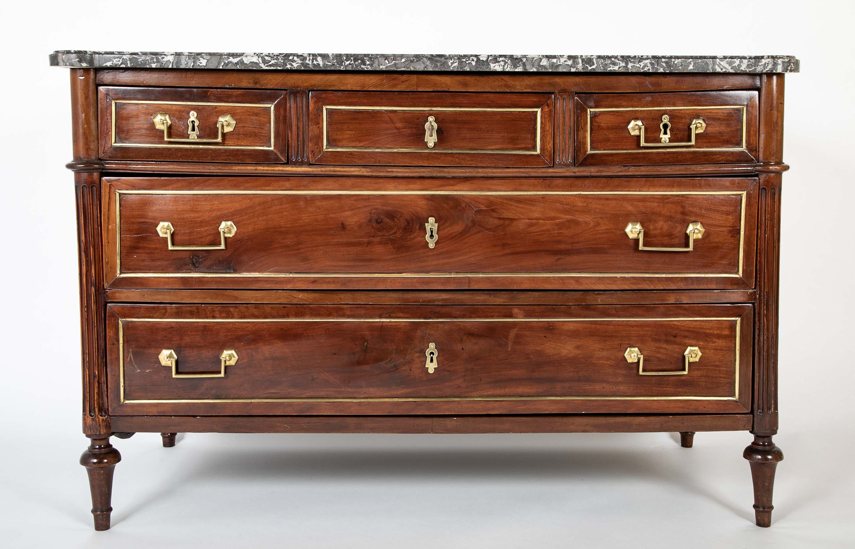 French Directoire Marble Top Commode