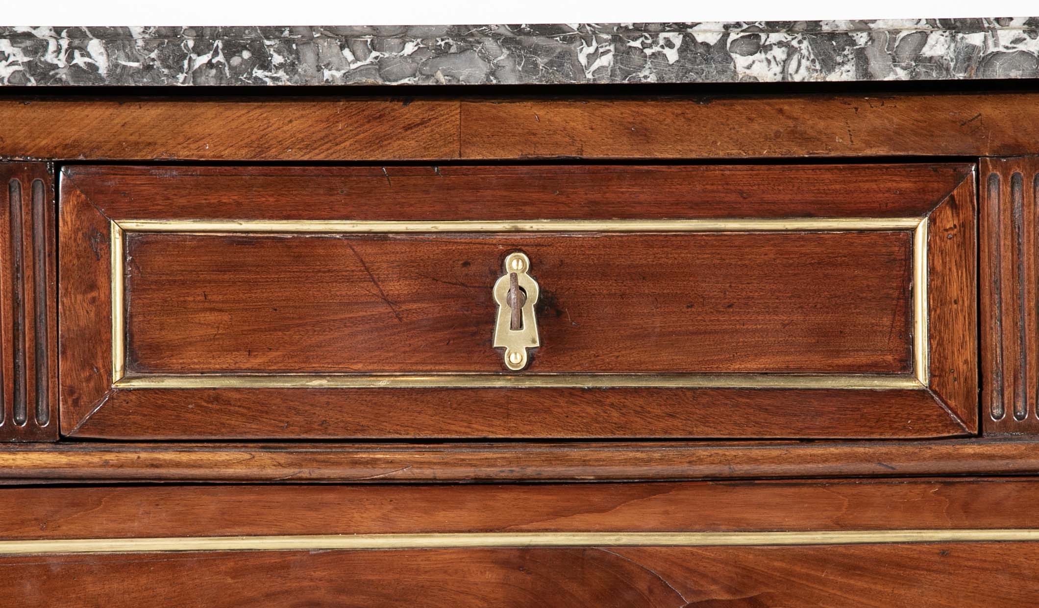 French Directoire Marble Top Commode