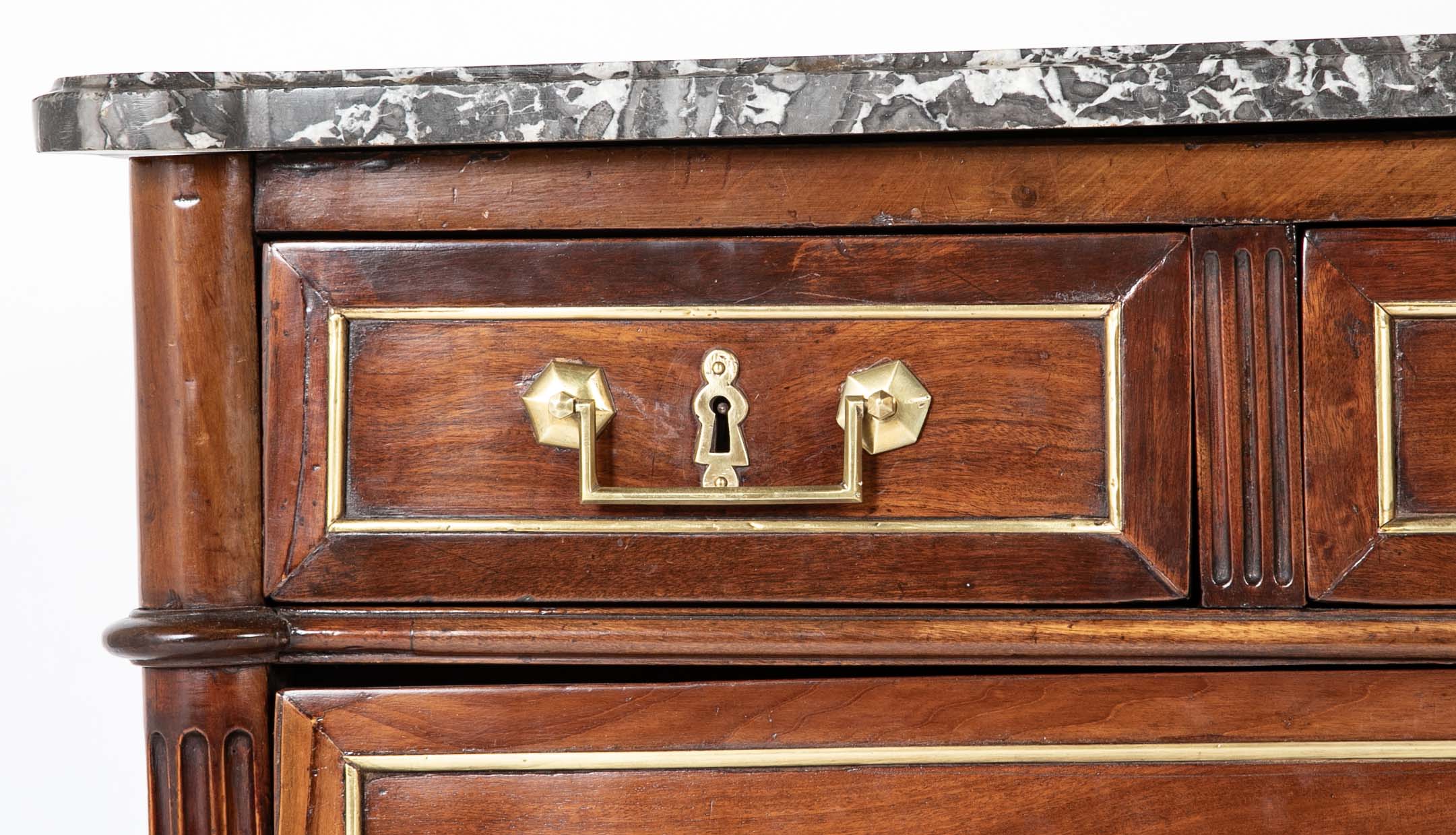 French Directoire Marble Top Commode