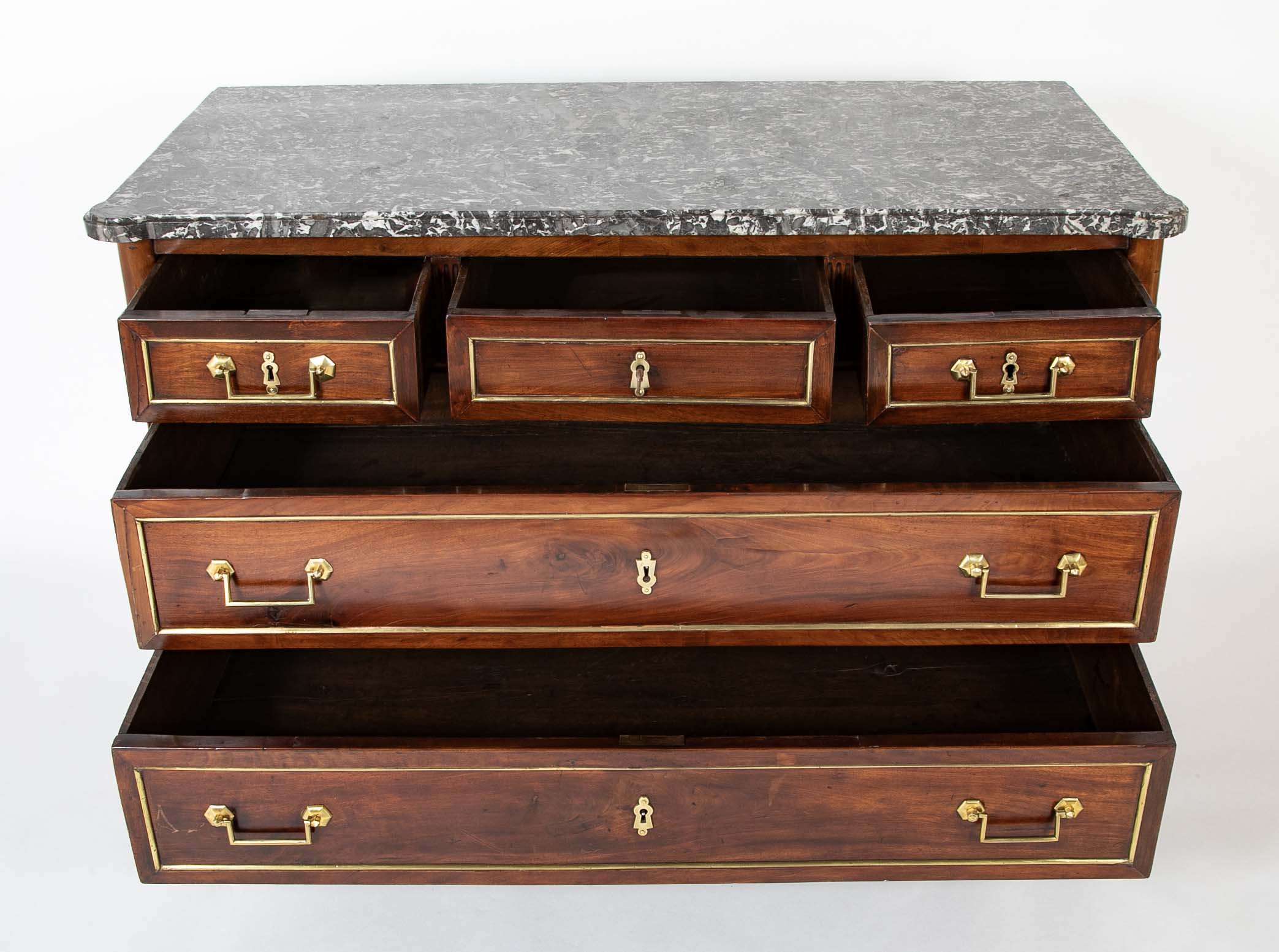 French Directoire Marble Top Commode