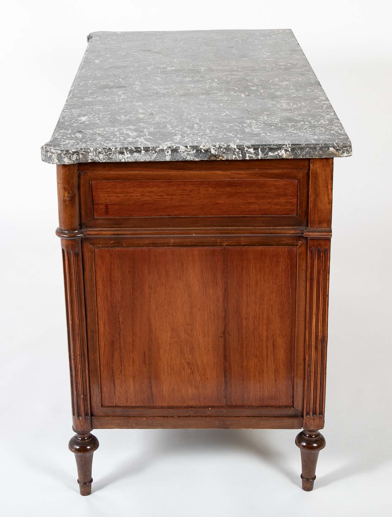 French Directoire Marble Top Commode