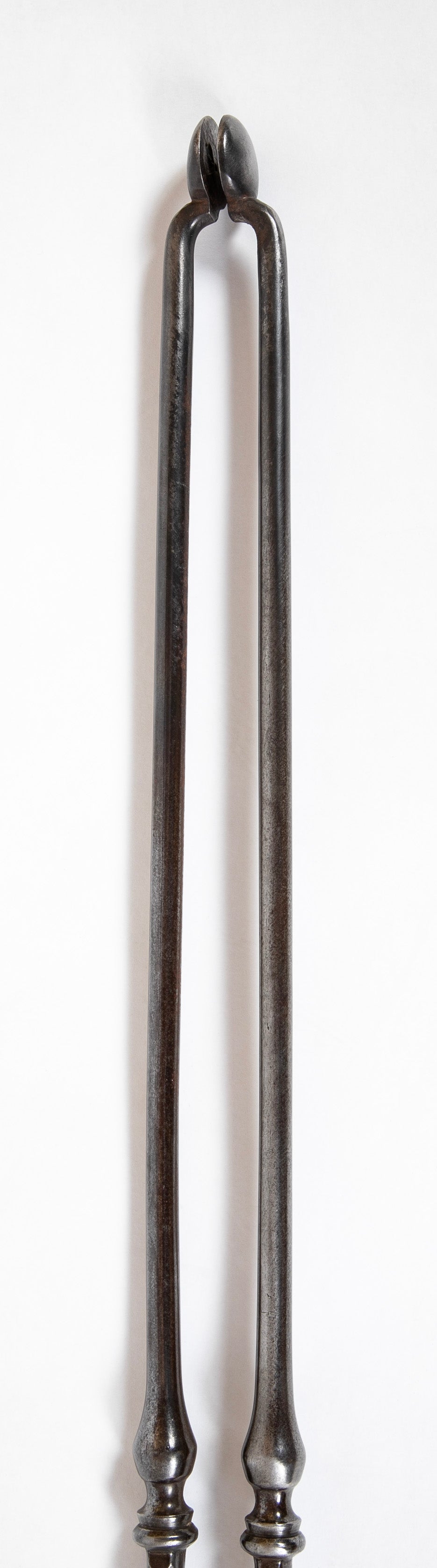 Set of Three Early 19th Century English Steel & Bronze Fire Tools