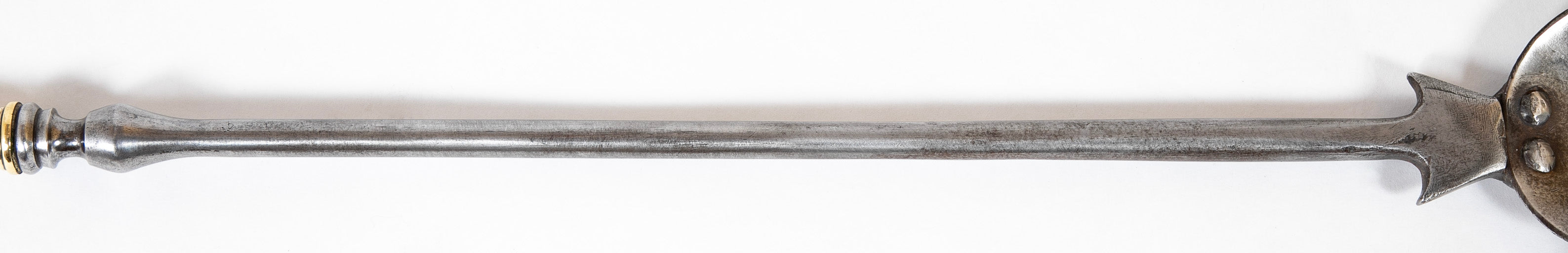 Set of Three Early 19th Century English Steel & Bronze Fire Tools