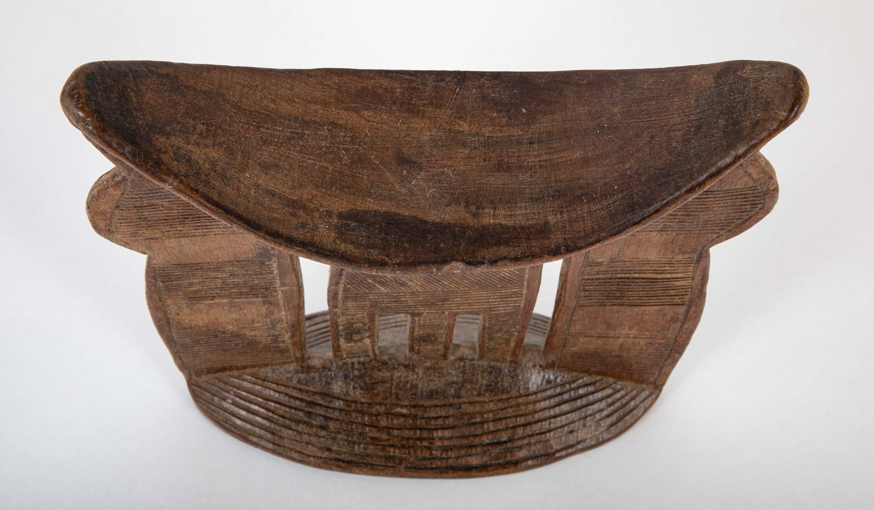 A 20th Century African Carved Wood Headrest