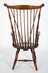 A New England Windsor Armchair with Comb Back