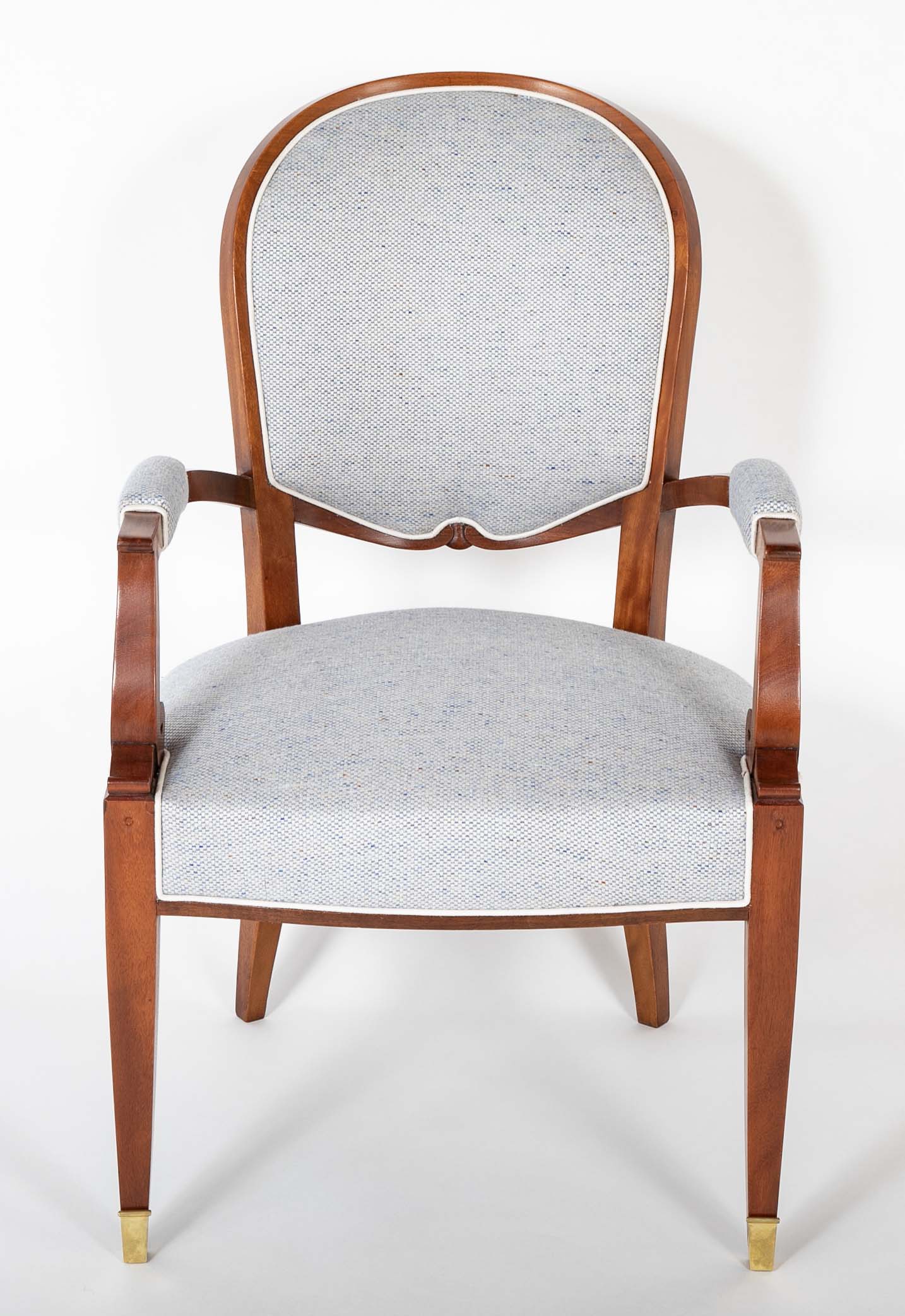 Set of 4 Bridge Chairs by Jules Leleu