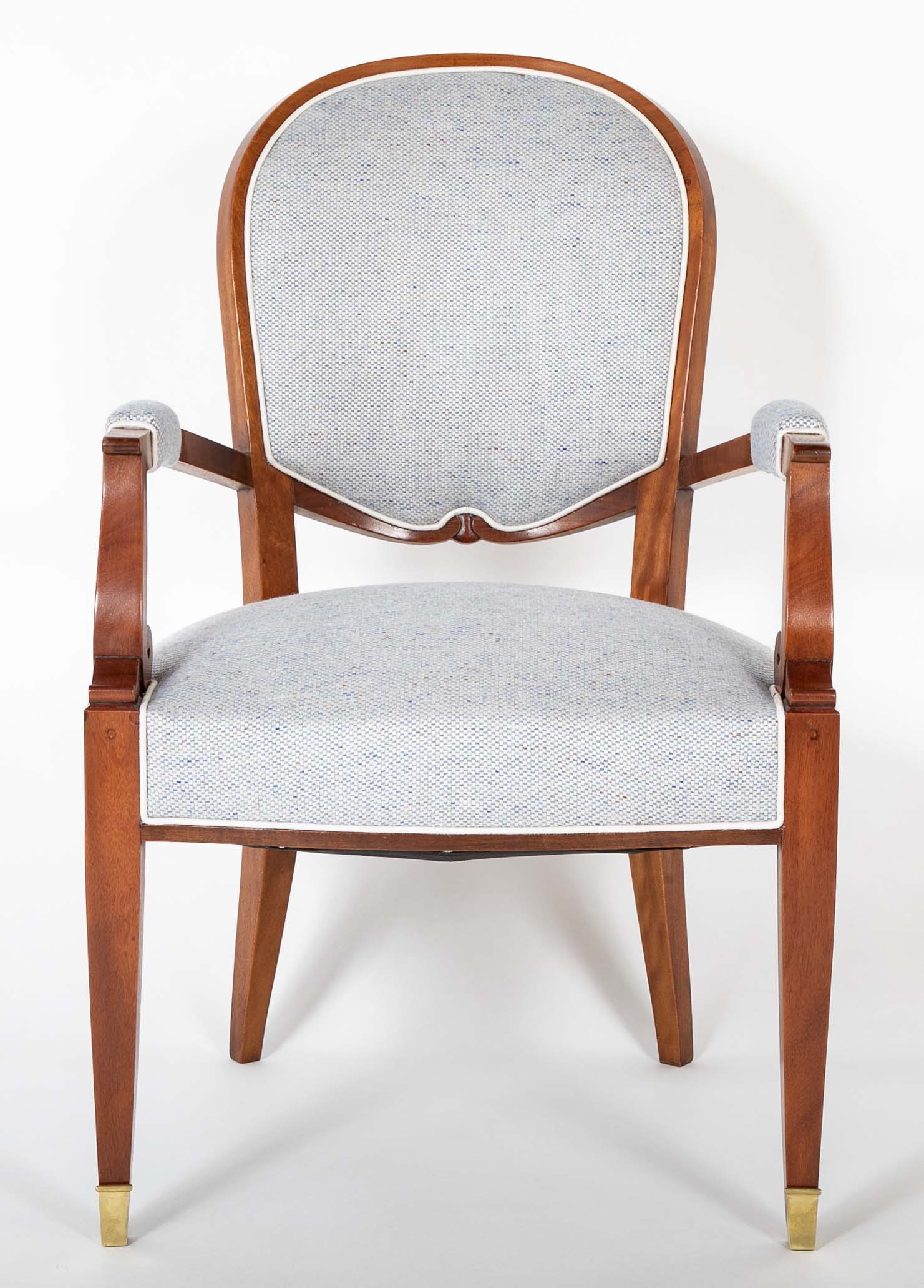 Set of 4 Bridge Chairs by Jules Leleu