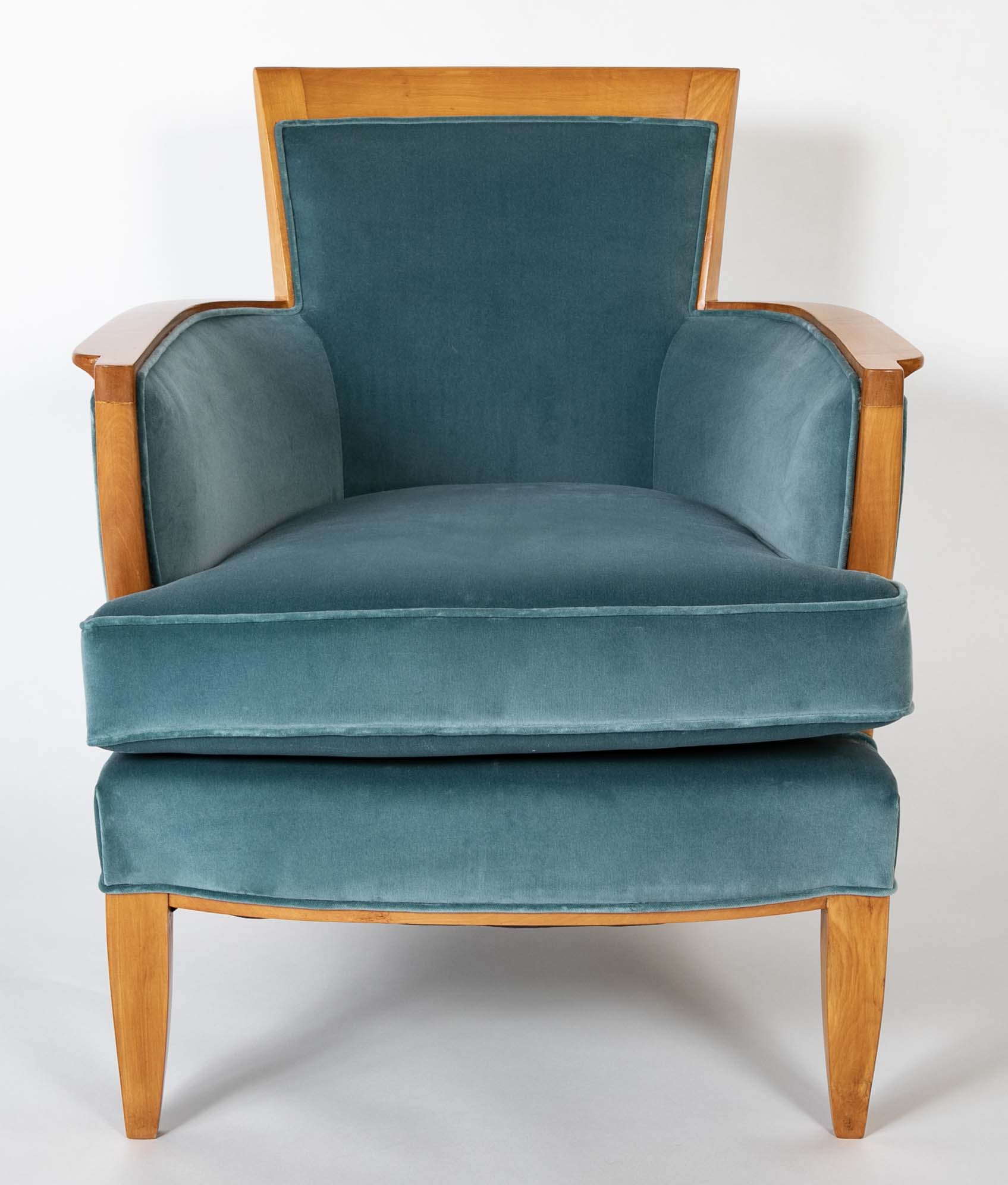 Pair of Armchairs by Jules Leleu