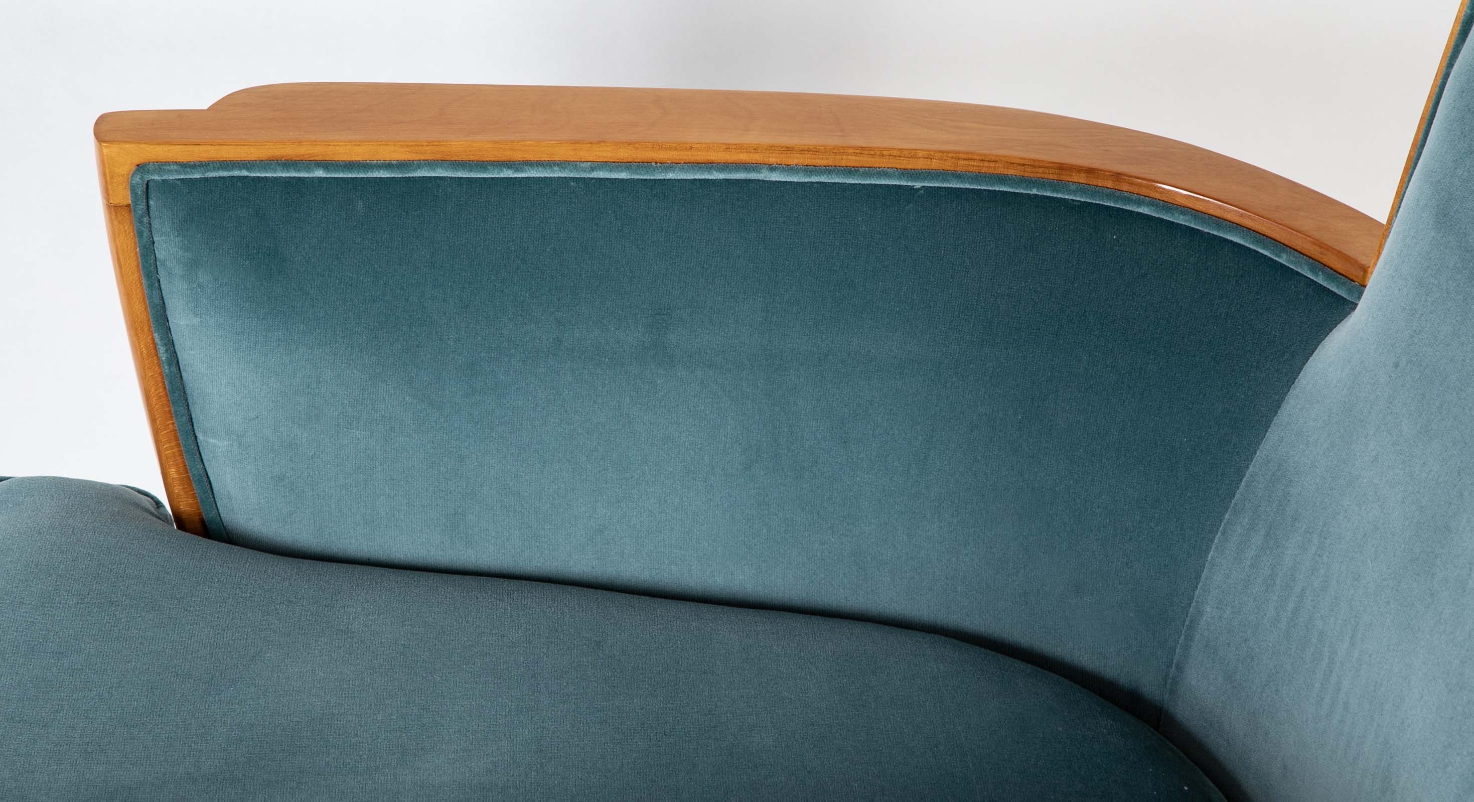 Pair of Armchairs by Jules Leleu