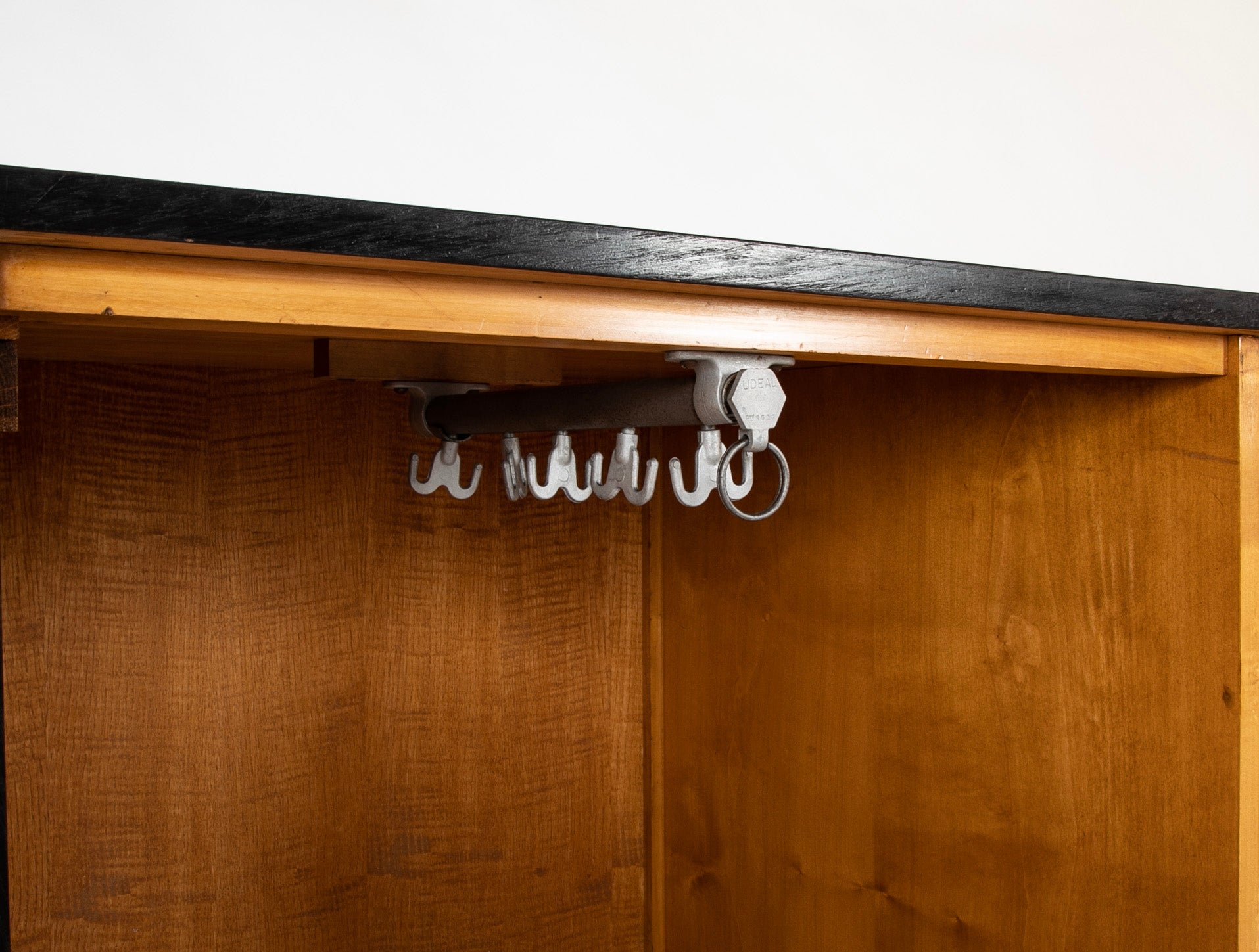 Ebonized Oak Cabinet Designed by Jean Pascaud & Produced by Maison L' IDEAL