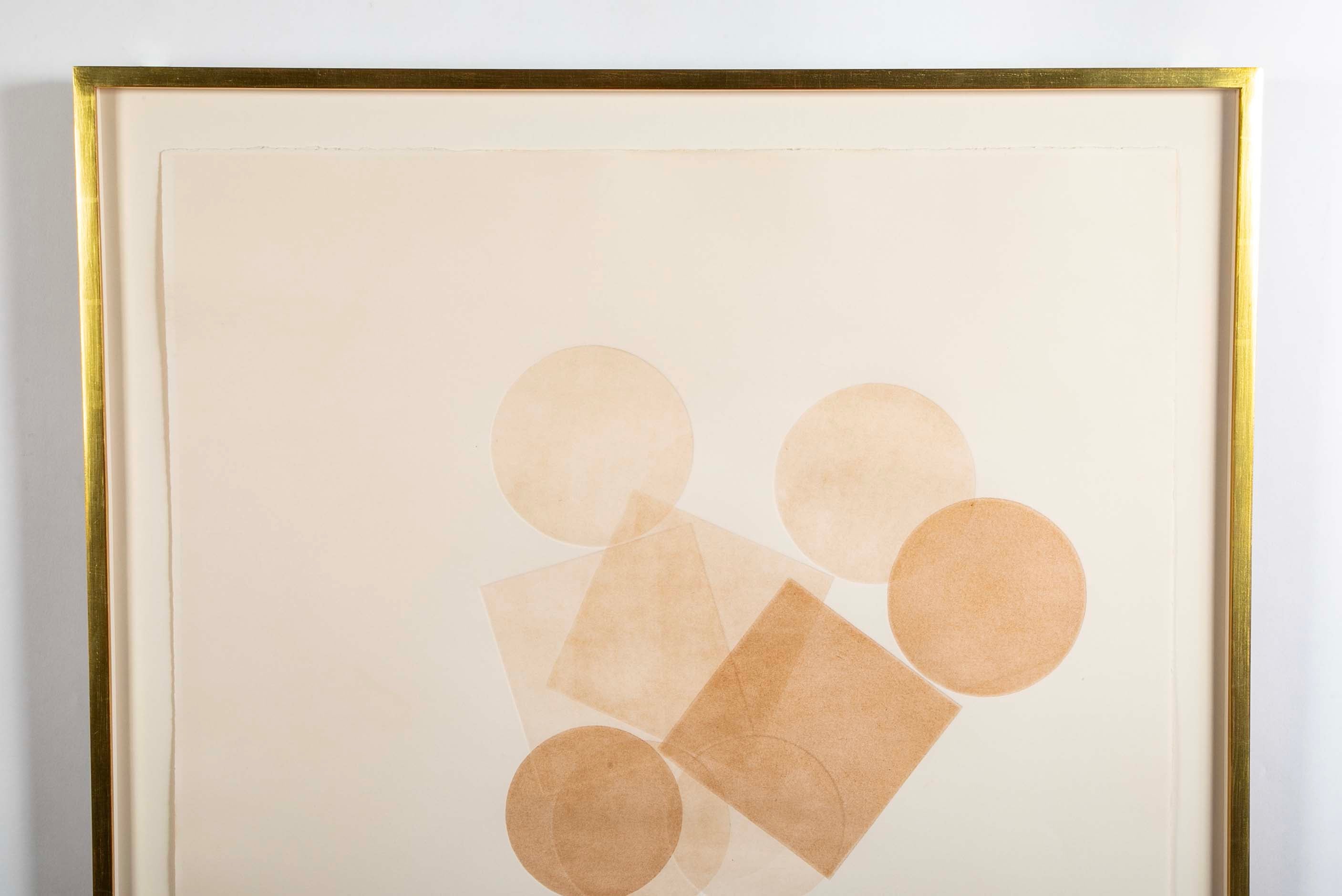 Etching, Aquatint & Relief Print by Belgian Artist Pol Bury