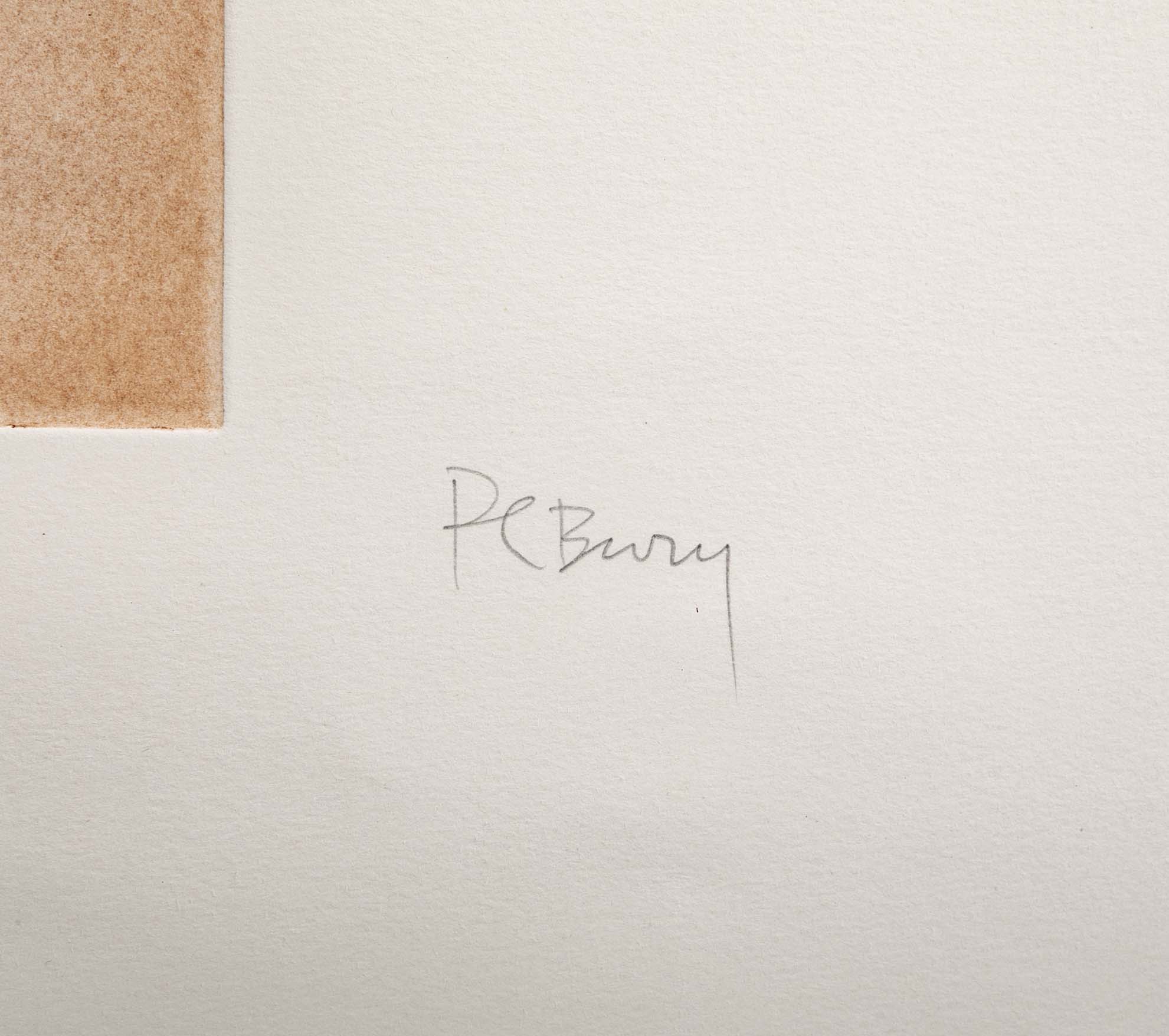 Etching, Aquatint & Relief Print by Belgian Artist Pol Bury