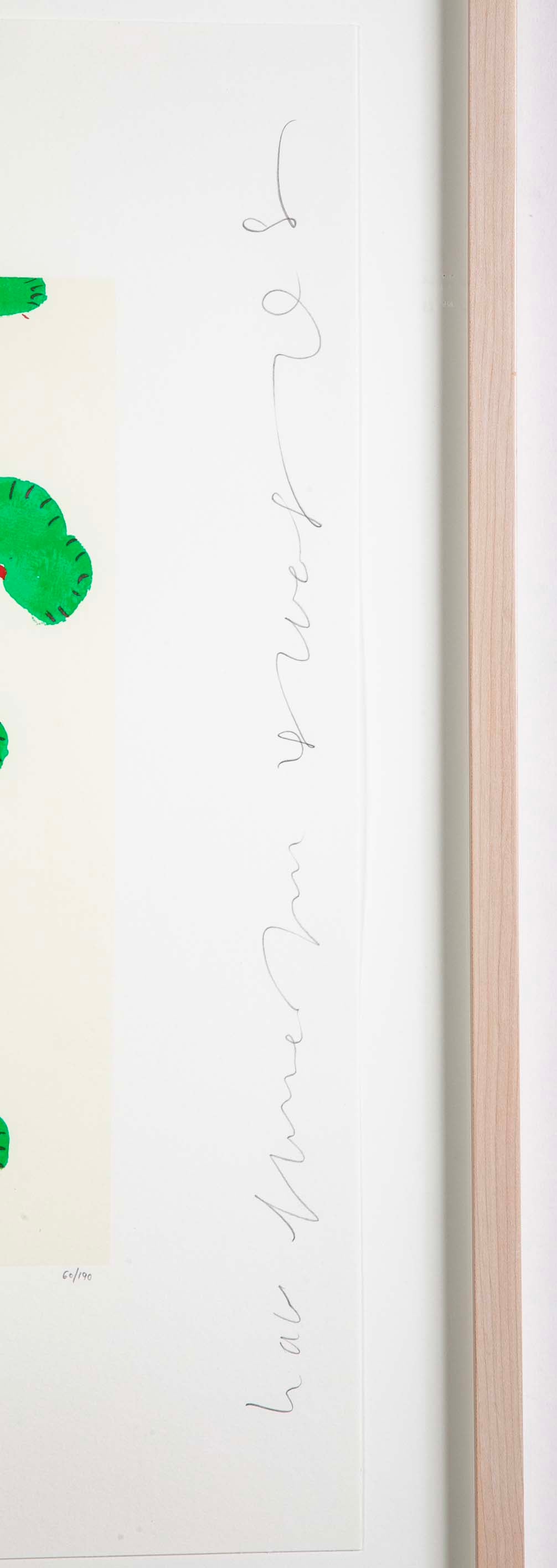 "Wallflowers" Serigraph of Flowers by Donald Sultan