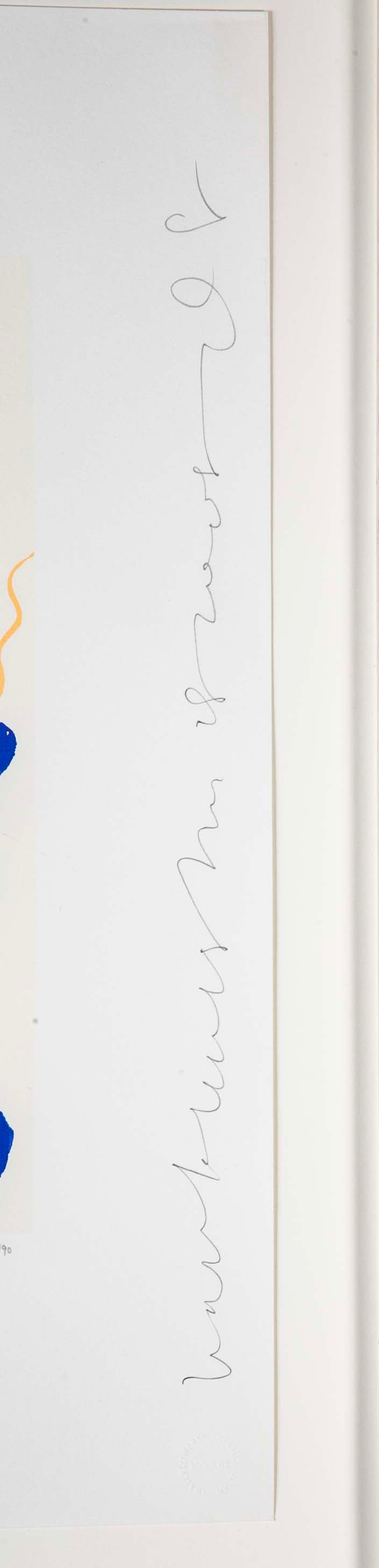 "Wallflowers" Serigraph of Flowers by Donald Sultan