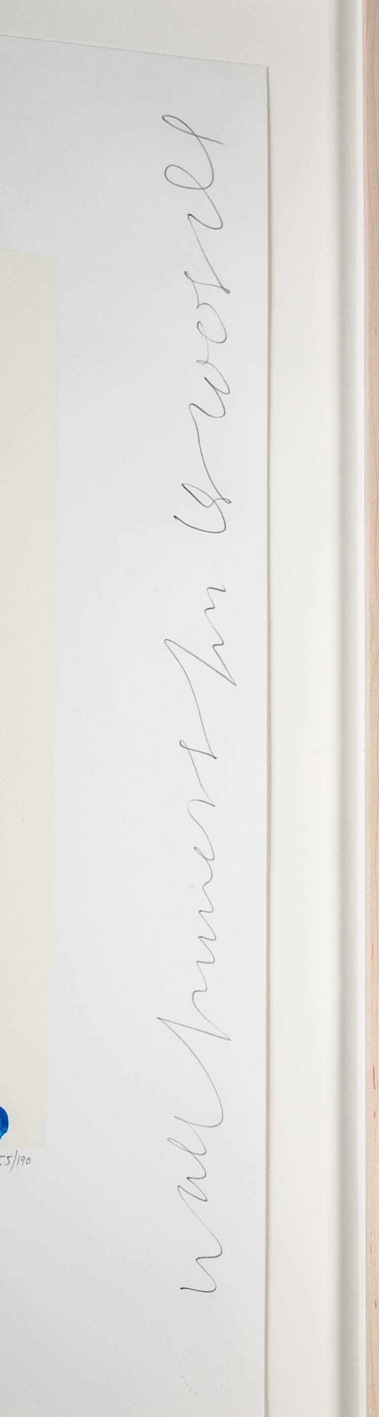 "Wallflowers" Serigraph of Flowers by Donald Sultan