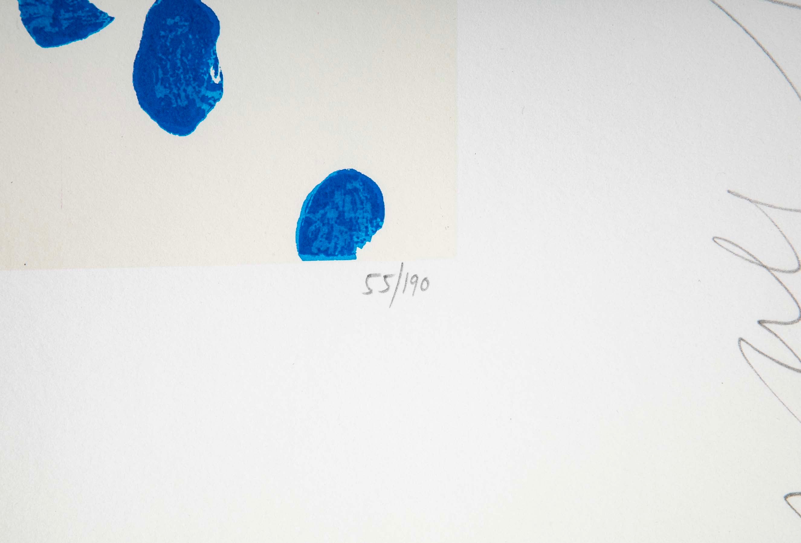 "Wallflowers" Serigraph of Flowers by Donald Sultan