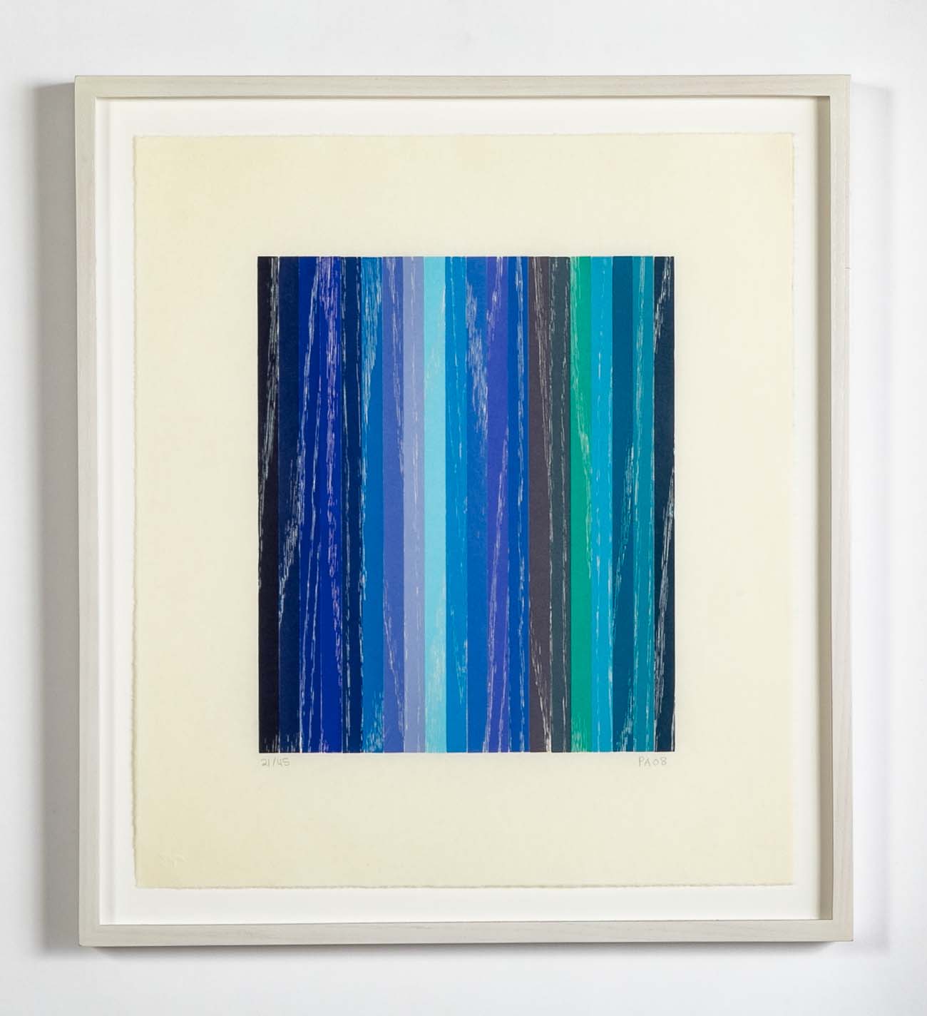 Set of 4 Color Woodcuts by American Contemporary Artist Polly Apfelbaum