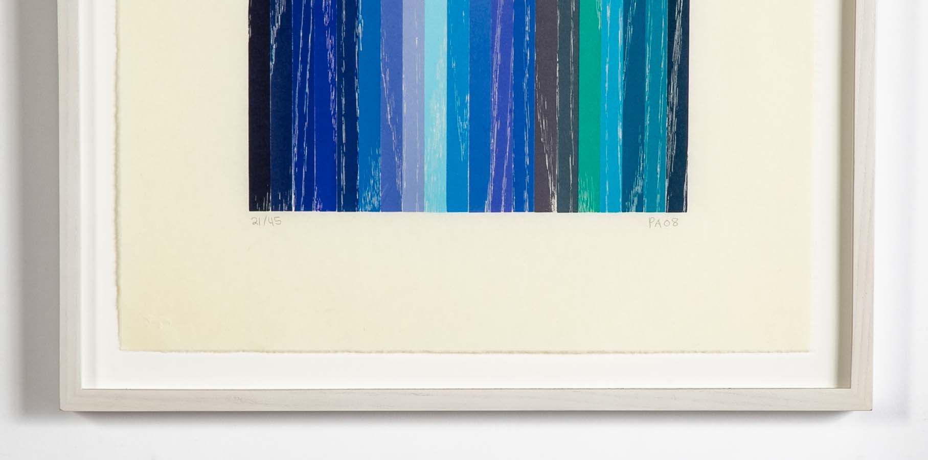 Set of 4 Color Woodcuts by American Contemporary Artist Polly Apfelbaum