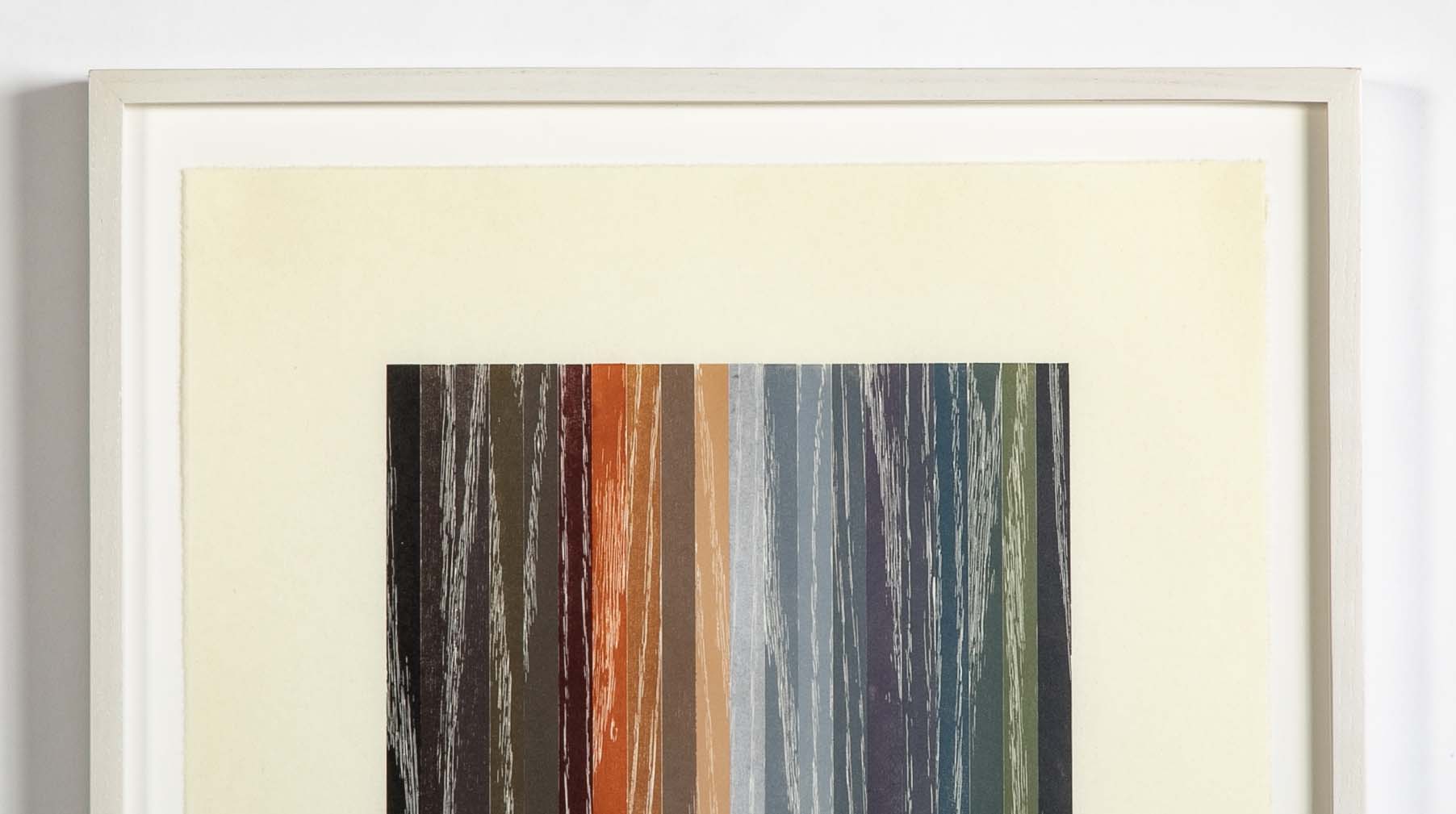 Set of 4 Color Woodcuts by American Contemporary Artist Polly Apfelbaum