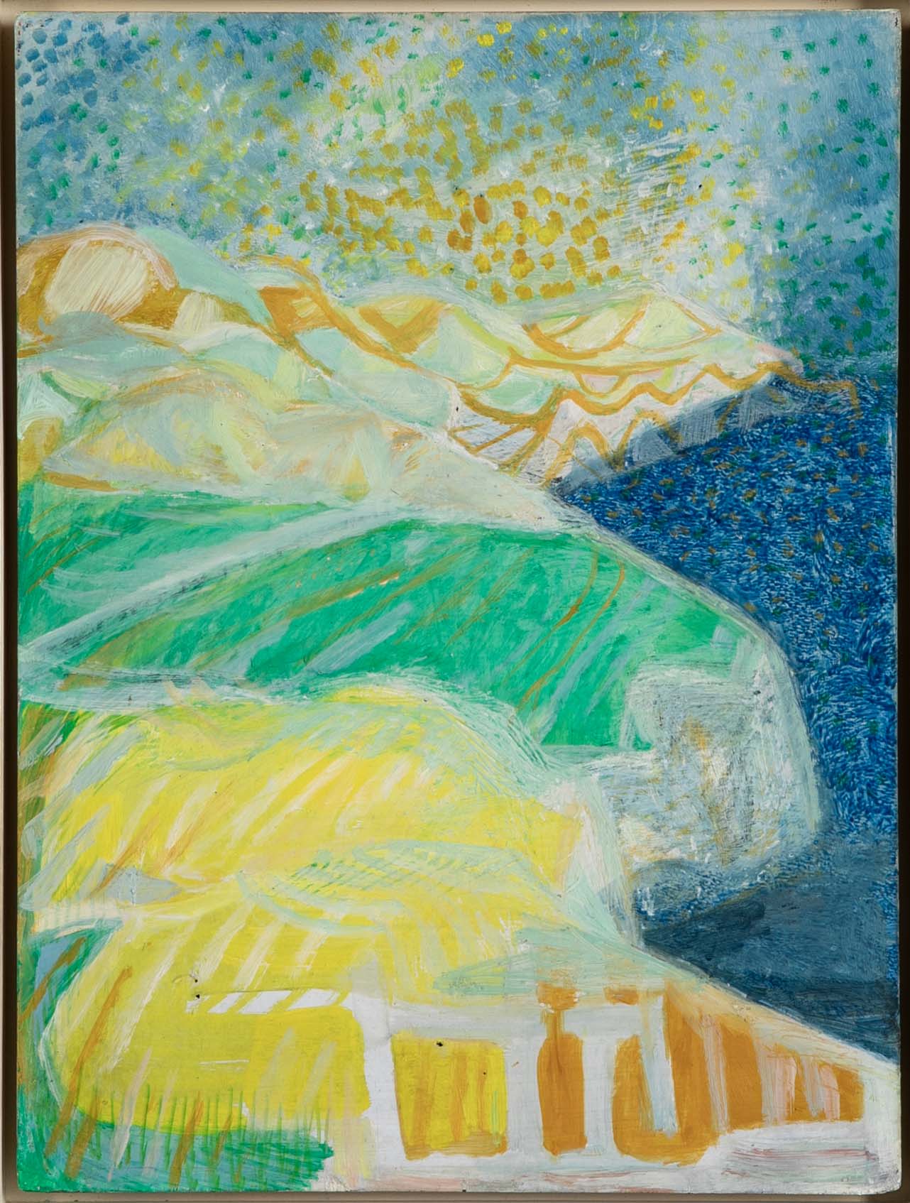 "Purbeck" Oil on Board by British Artist Eileen Guthrie