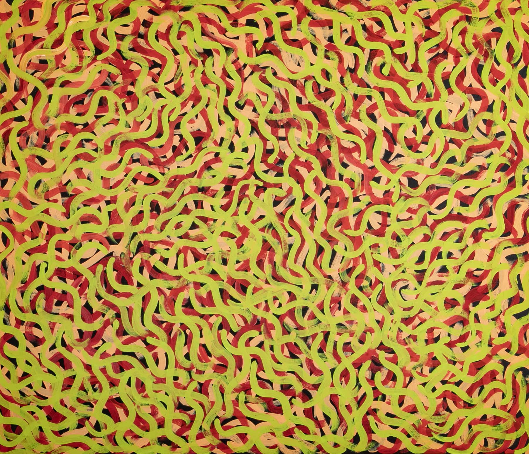"The Wild Bush Onion Dreaming" by Australian Aboriginal Artist Louise Numina