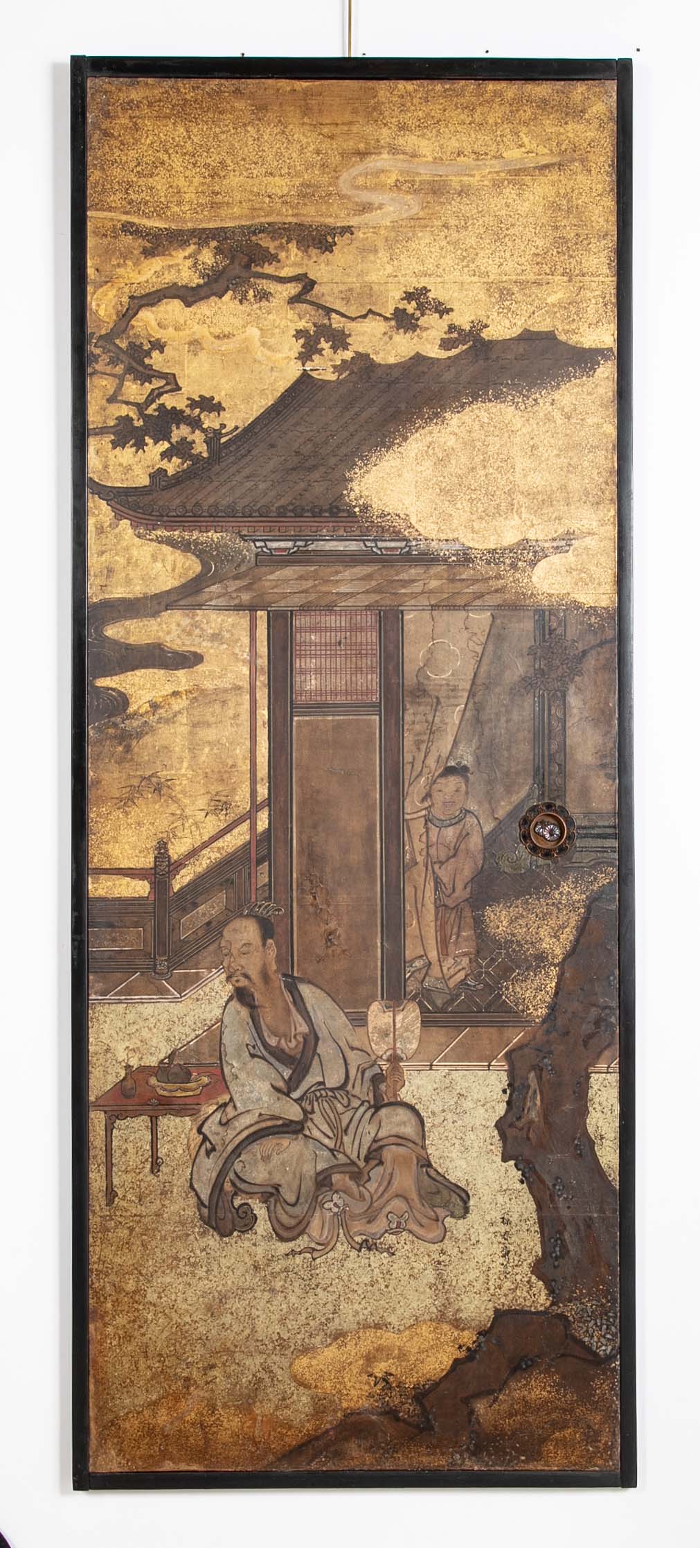 Pair of 18th Century Japanese Painted Door Panels