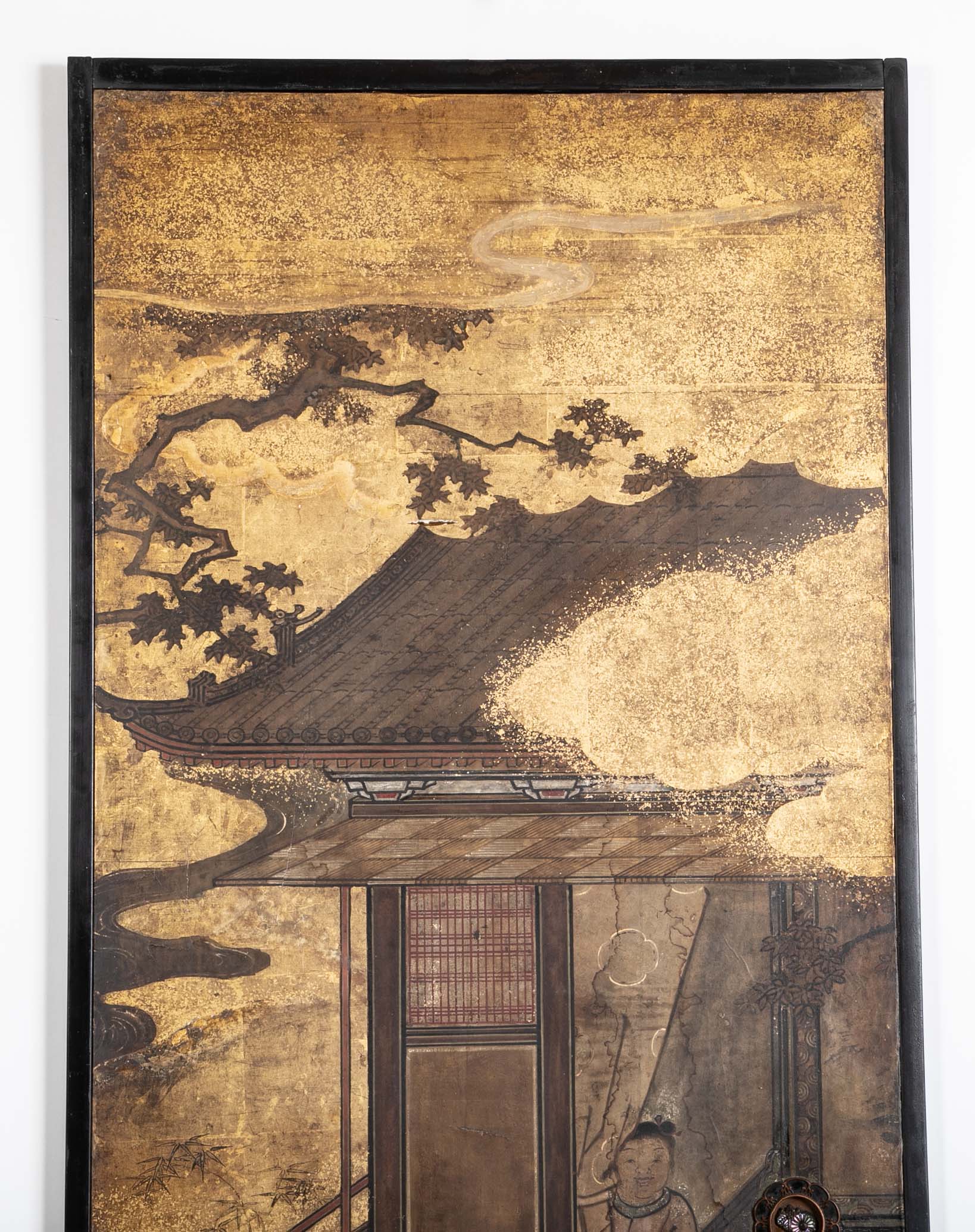 Pair of 18th Century Japanese Painted Door Panels