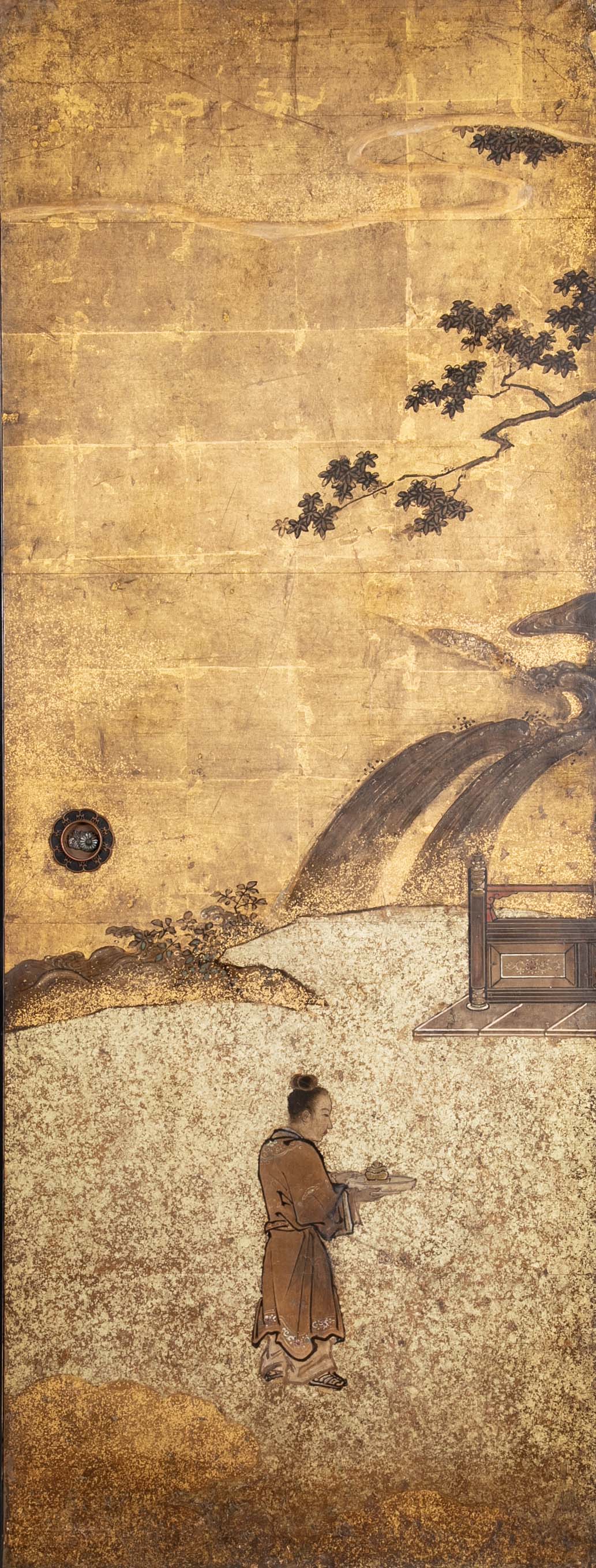 Pair of 18th Century Japanese Painted Door Panels