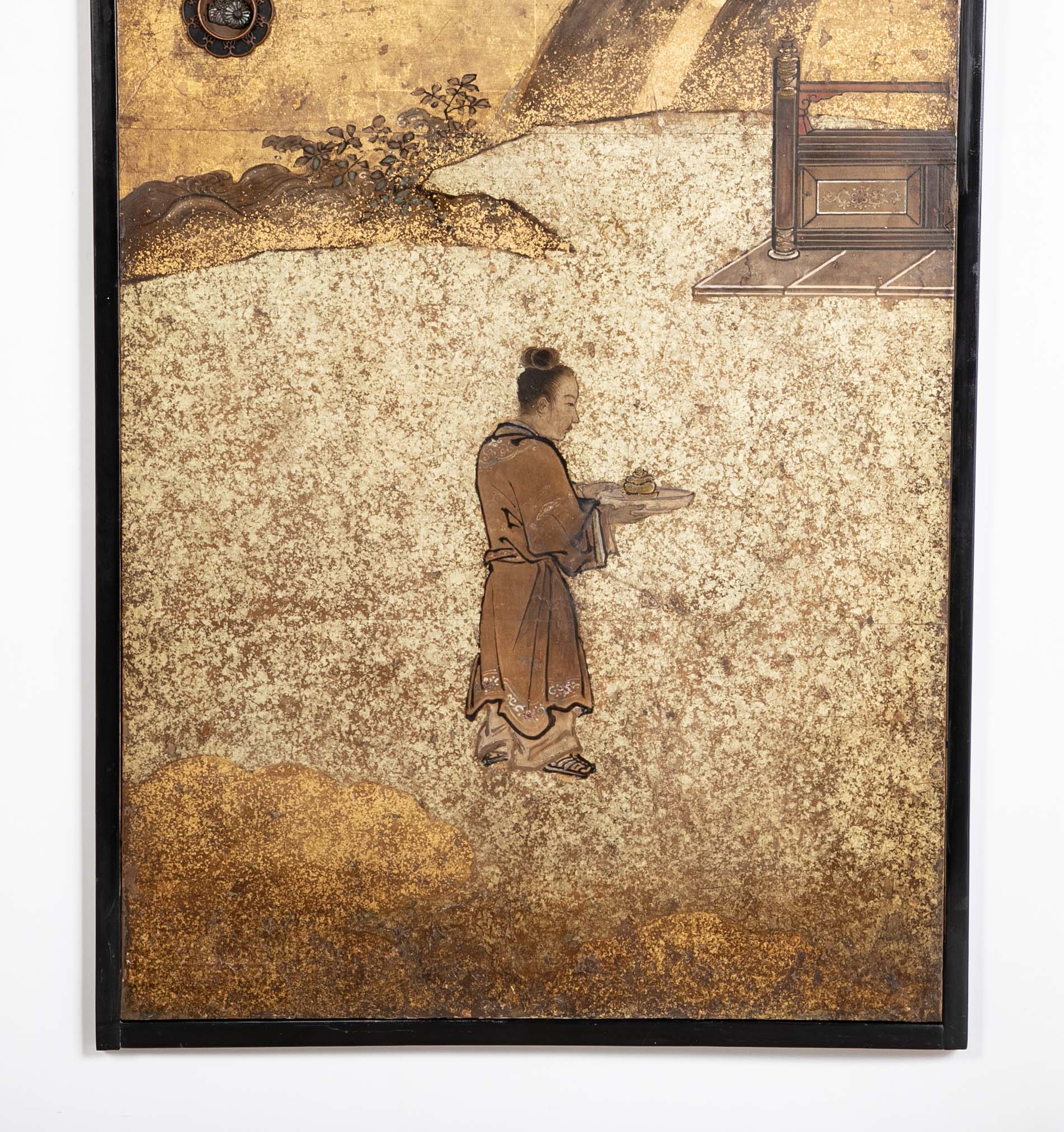 Pair of 18th Century Japanese Painted Door Panels