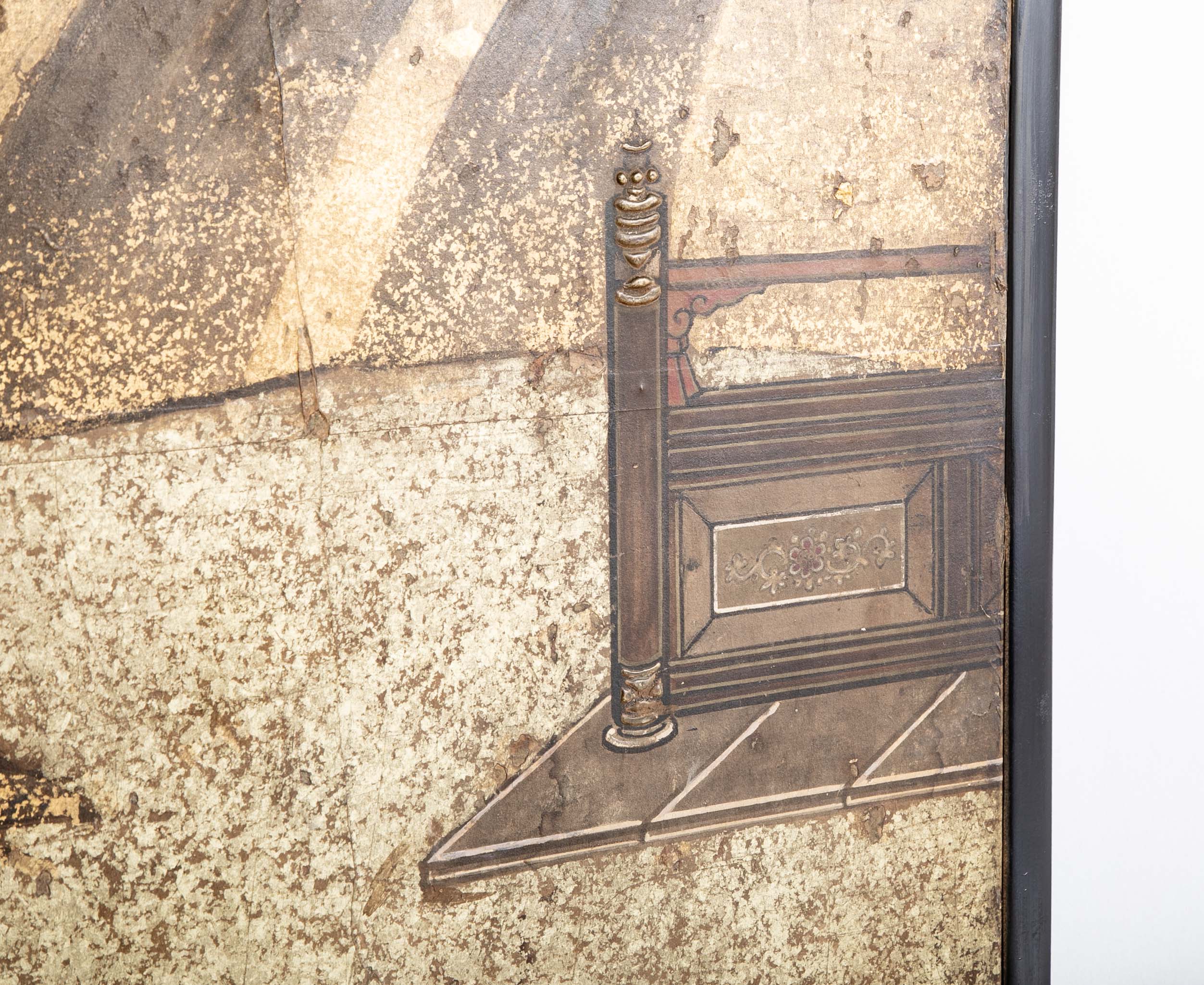 Pair of 18th Century Japanese Painted Door Panels