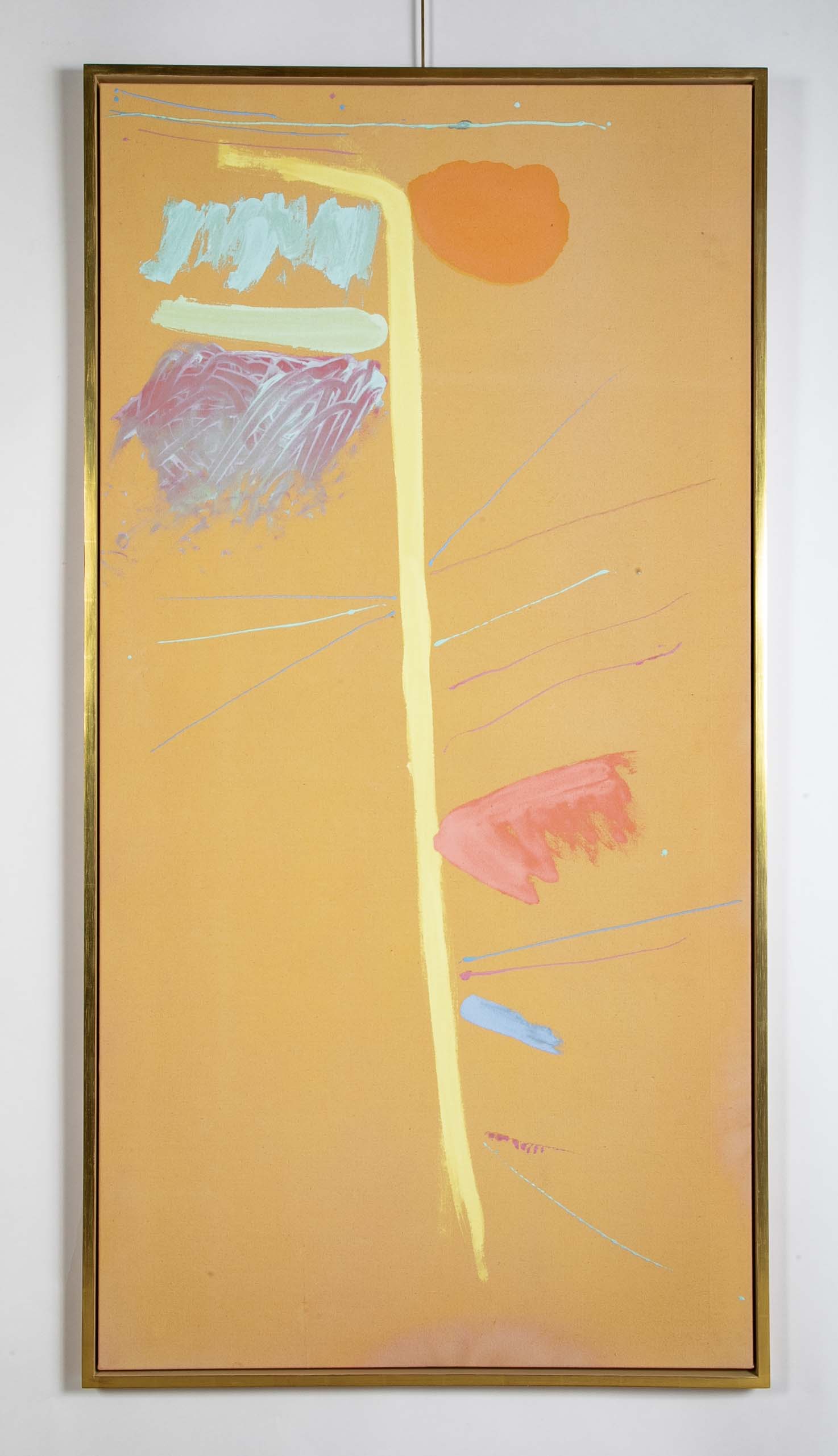 "Chickasaw, 1987" Acrylic on Canvas by Dan Christensen
