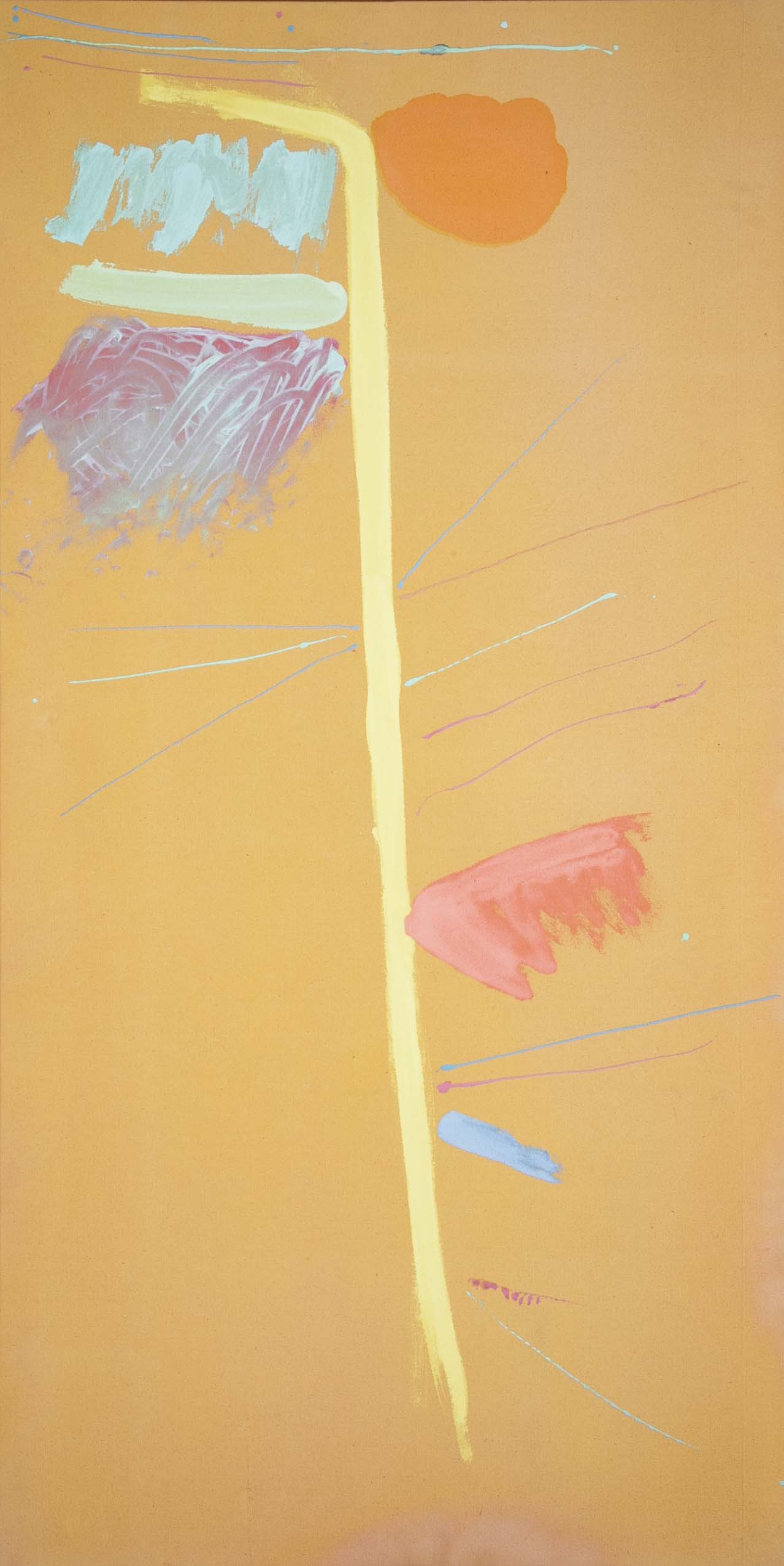 "Chickasaw, 1987" Acrylic on Canvas by Dan Christensen