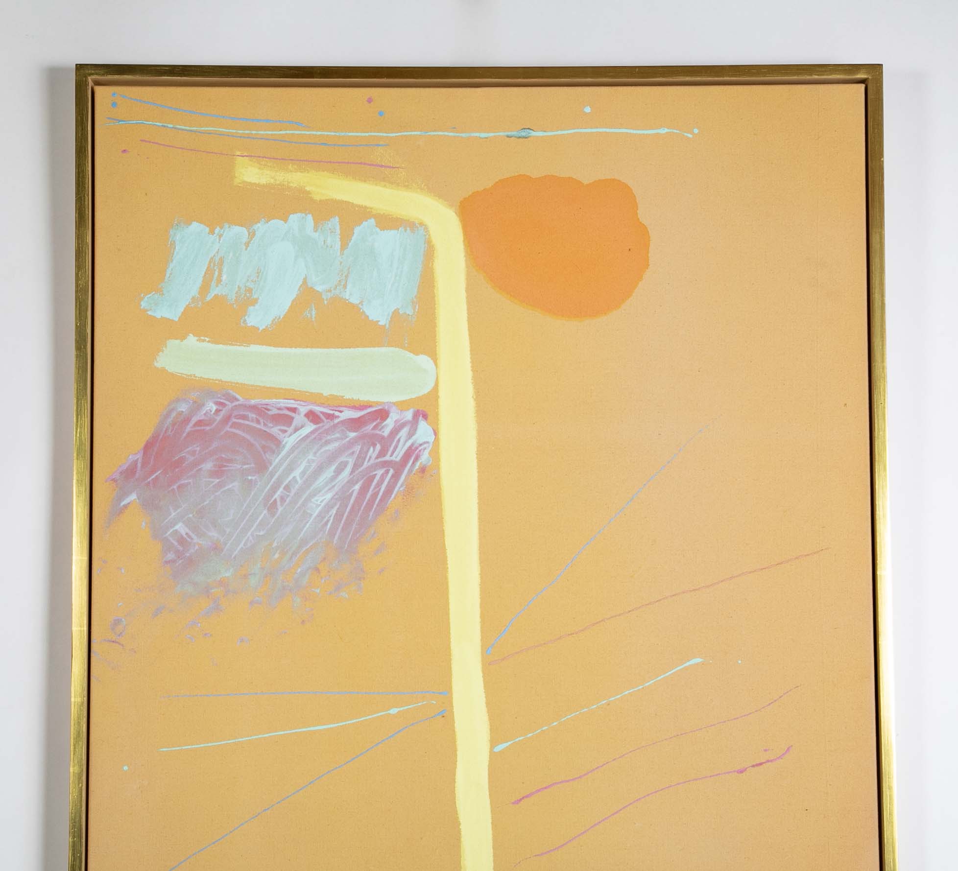 "Chickasaw, 1987" Acrylic on Canvas by Dan Christensen