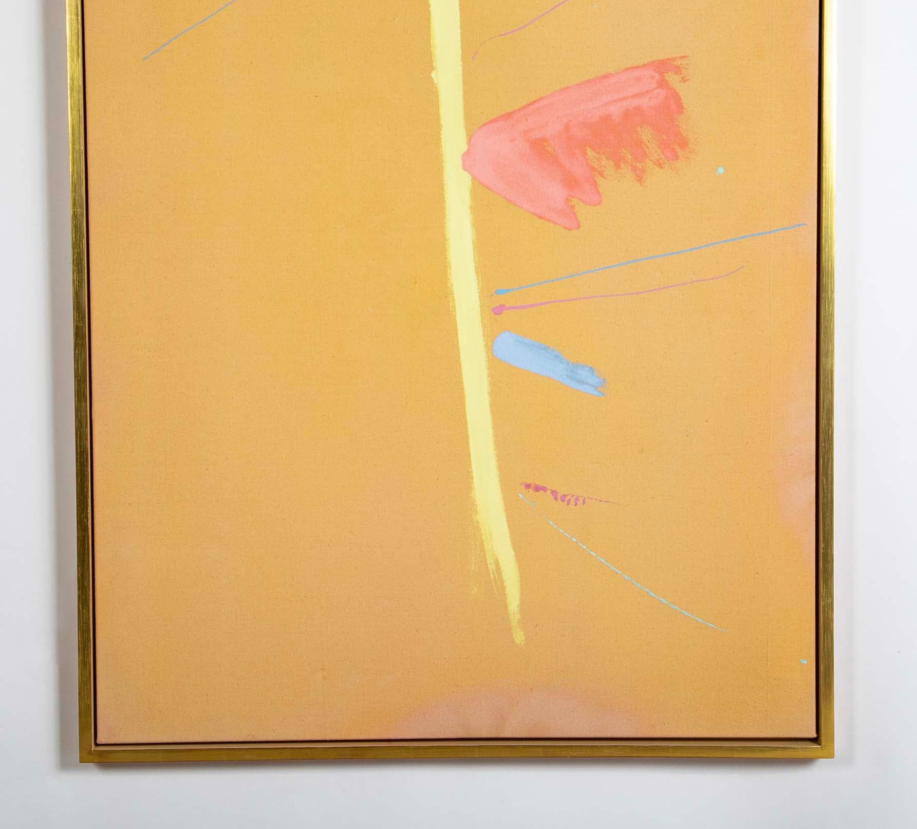 "Chickasaw, 1987" Acrylic on Canvas by Dan Christensen