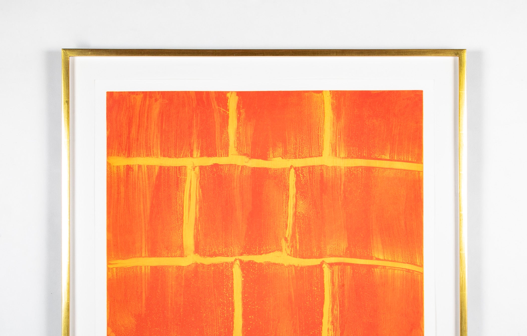 Architektur II "Bricks with Yellow Mortar" Color Heliogravure by Gunther Forg