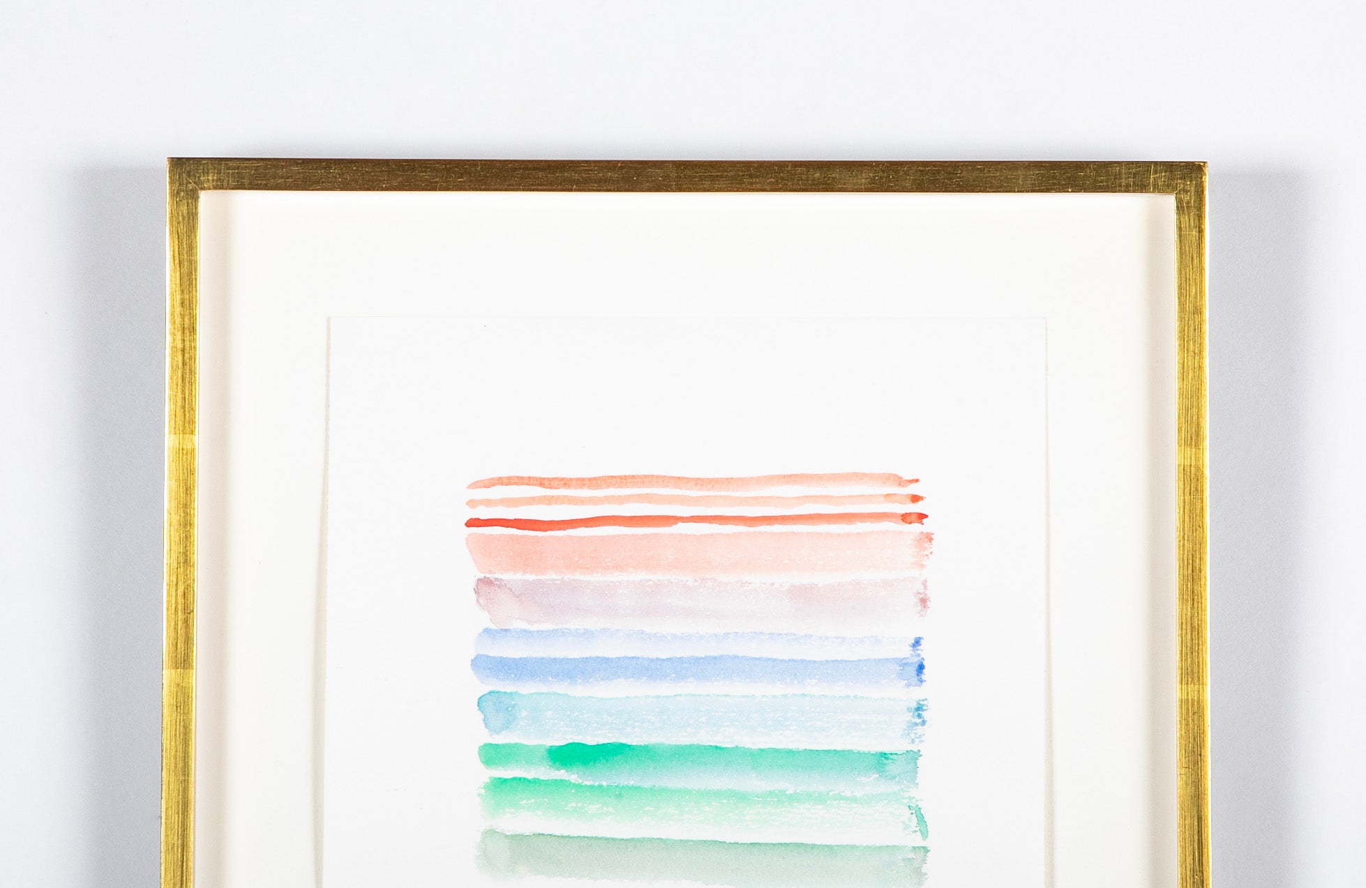 Watercolor on Paper by Danish Abstract Artist Else Fischer-Hansen