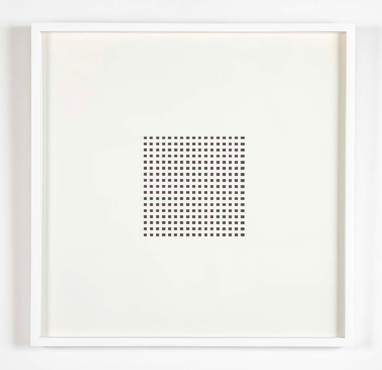"Book AC" 12 Framed Hand Cut Slotted Sheets on Paper by Dietor Roth