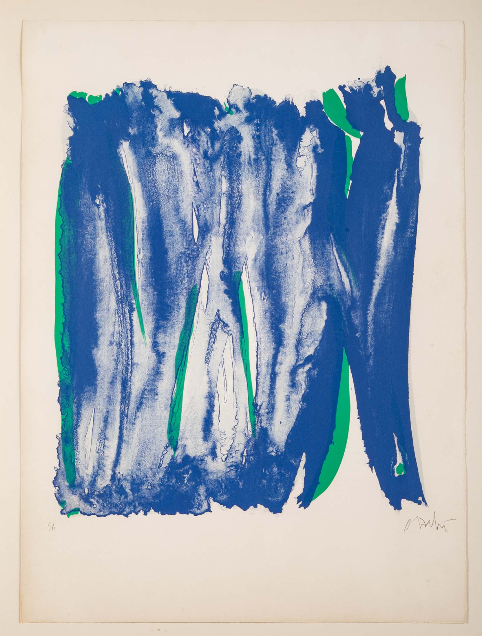 Olivier Dubre Signed Lithograph "Chateau de Jan, 11. 1980"