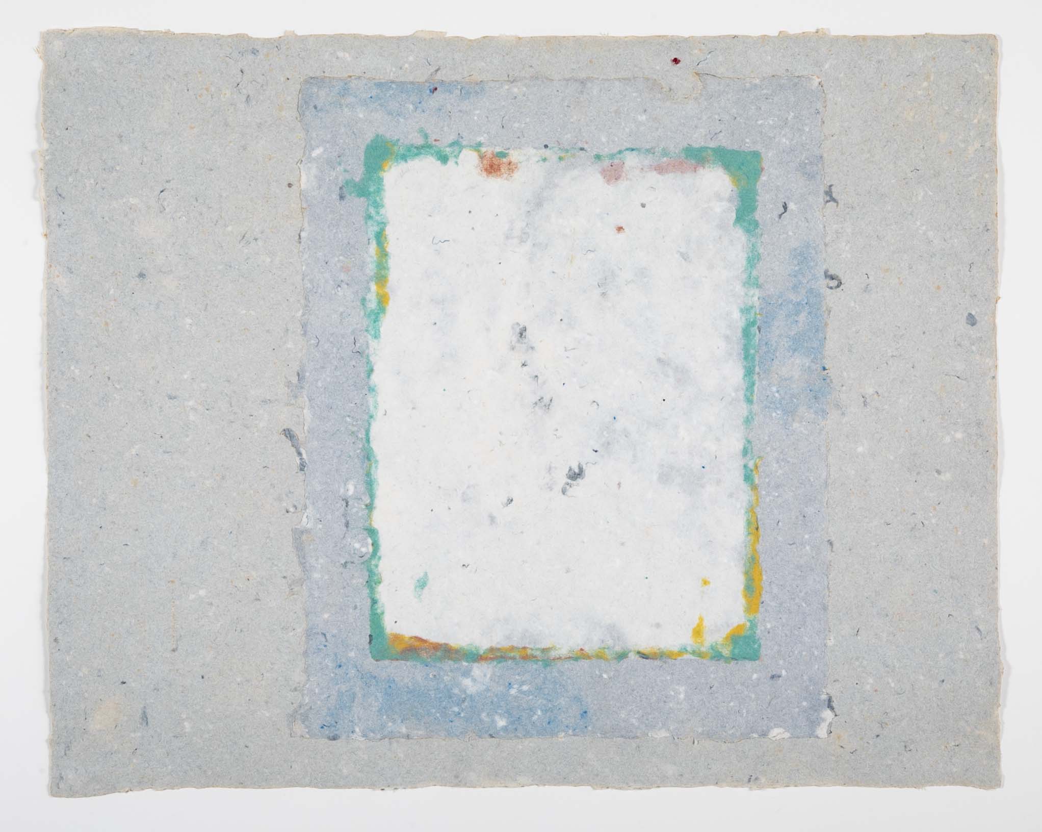 Geometric Abstract Mixed Media on Paper by American Artist Kenneth Noland