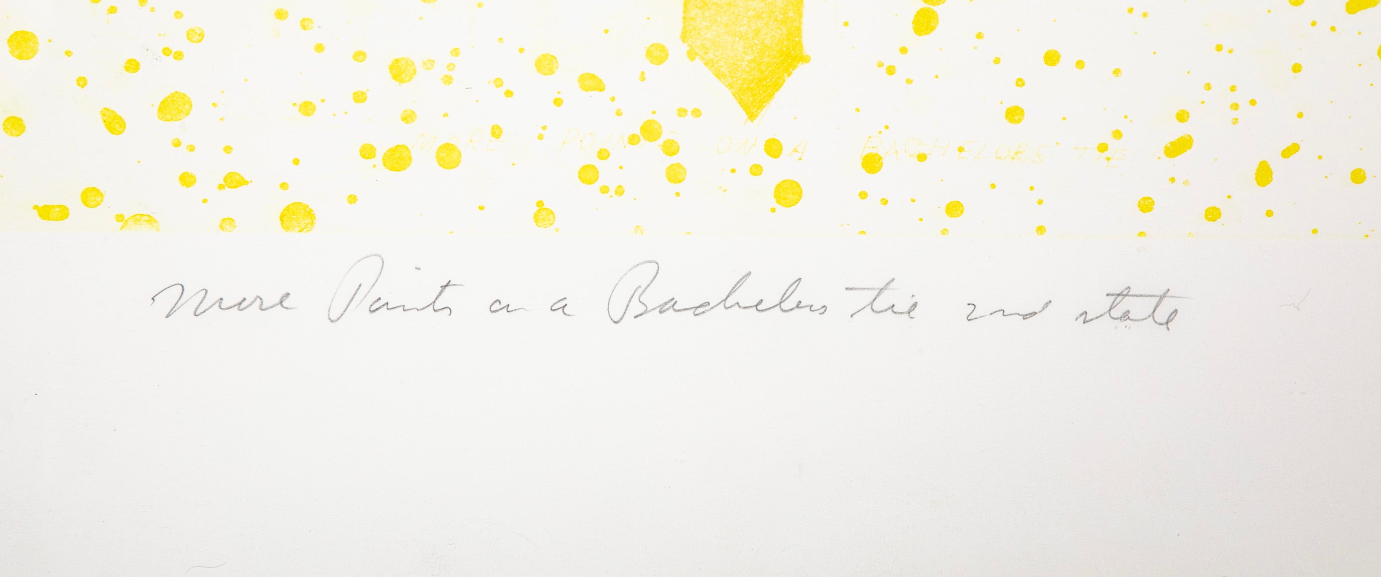 James Rosenquist "More Points on a Bachelor's Tie" 2nd State
