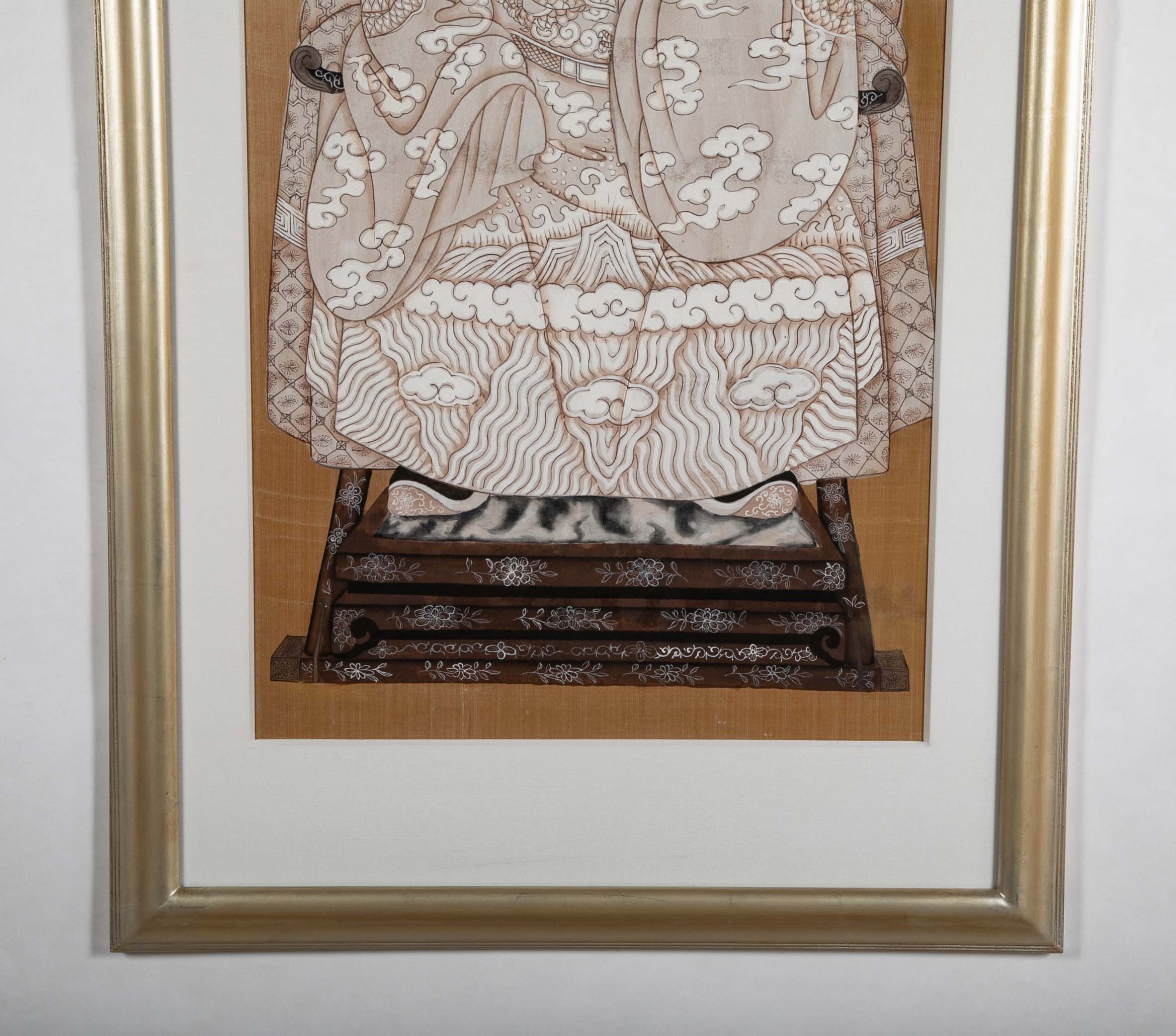 Set of Four Framed 19th Century Ancestor Prints
