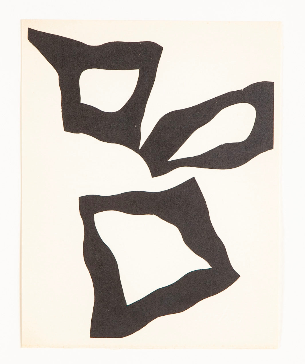 Five Woodcuts on Arches from "Dreams & Projects" by Jean ( Hans) Arp