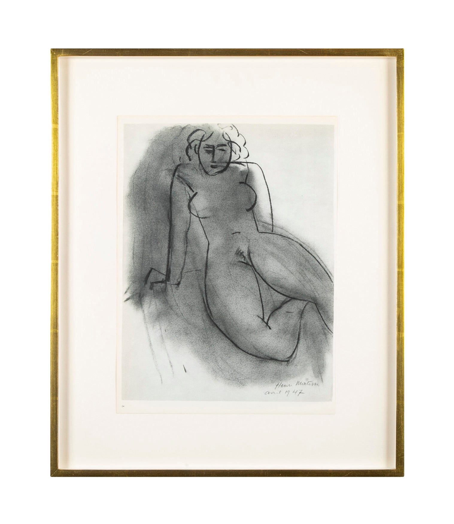 Four Lithographs from "The Last Works of Henri Matisse" Verve